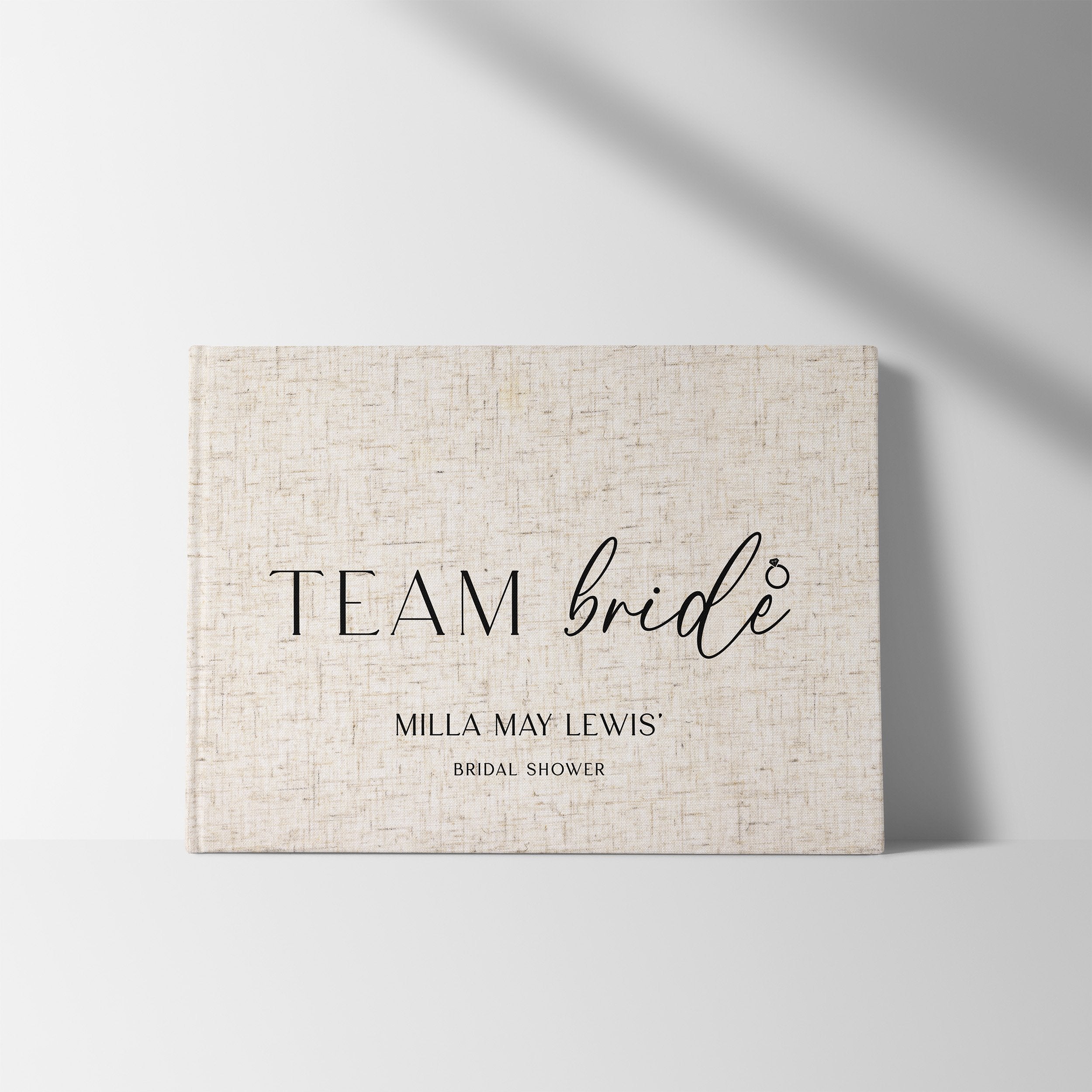 Team Bride | Bridal Shower Guest Book
