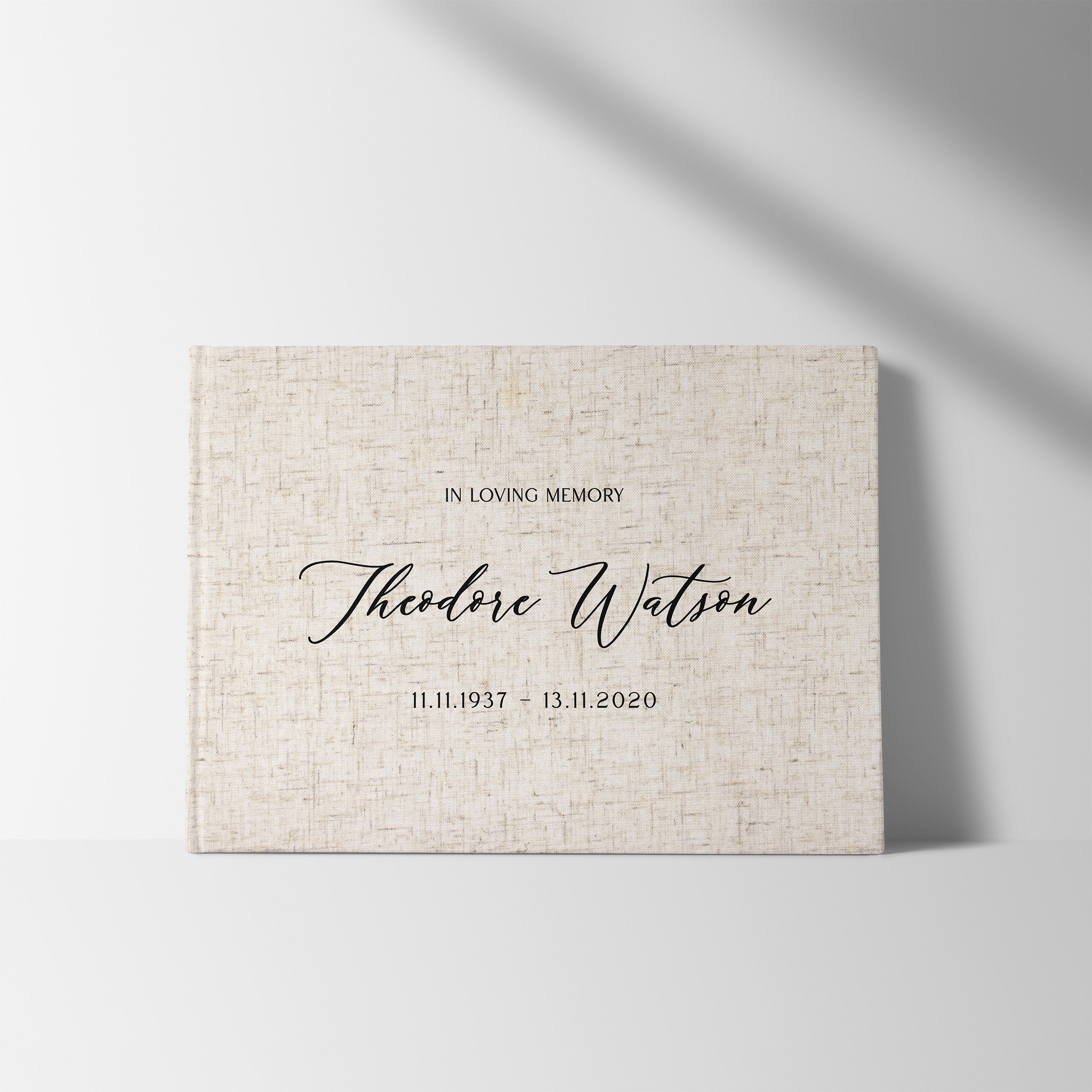 In Loving Memory | Funeral Guest Book