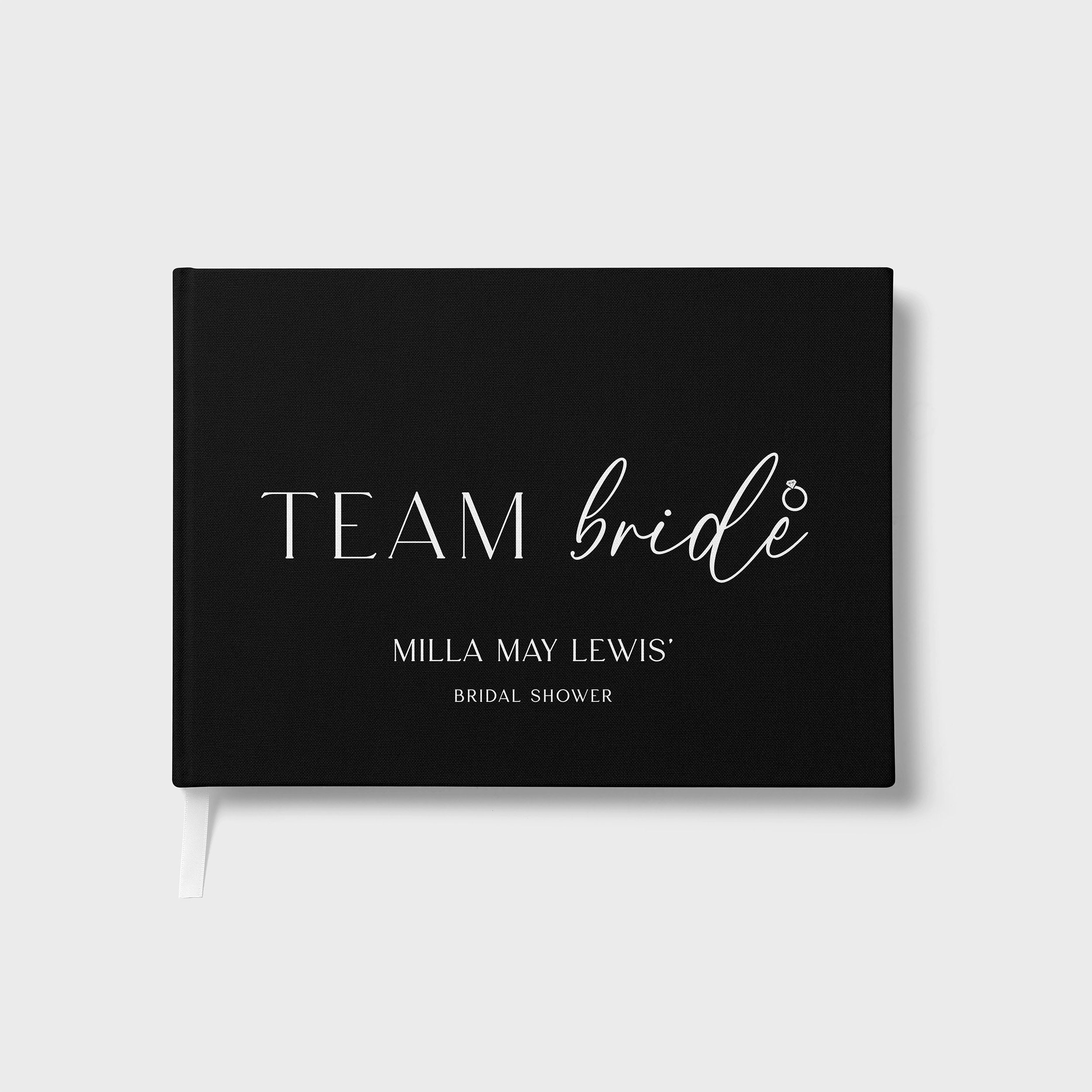 Team Bride | Bridal Shower Guest Book