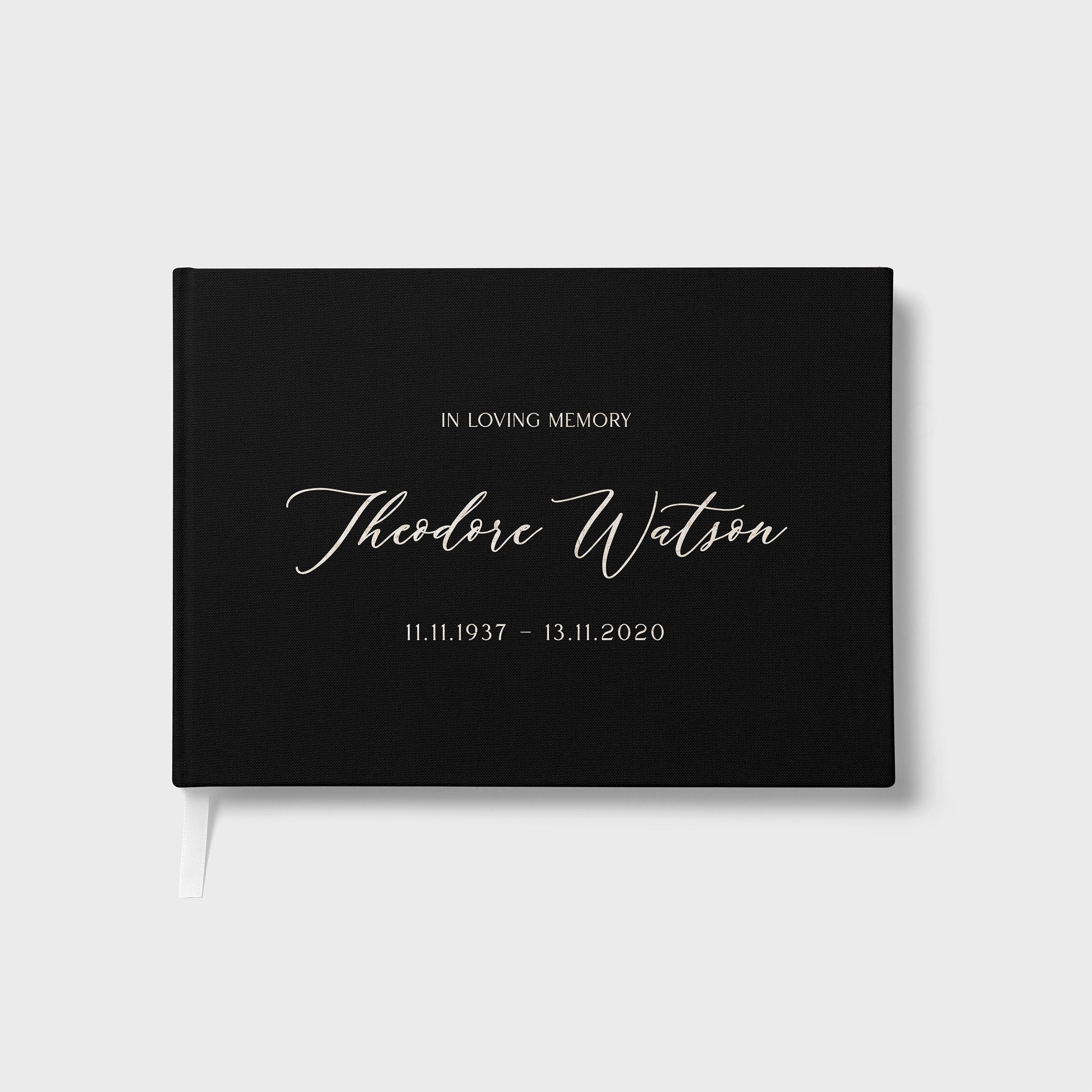 In Loving Memory | Funeral Guest Book