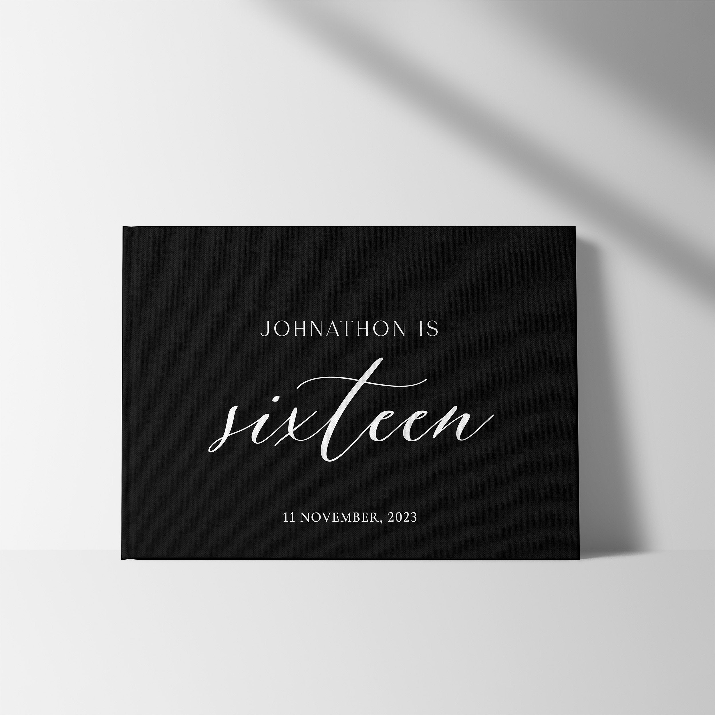 Modern Simplicity | Birthday Guest Book