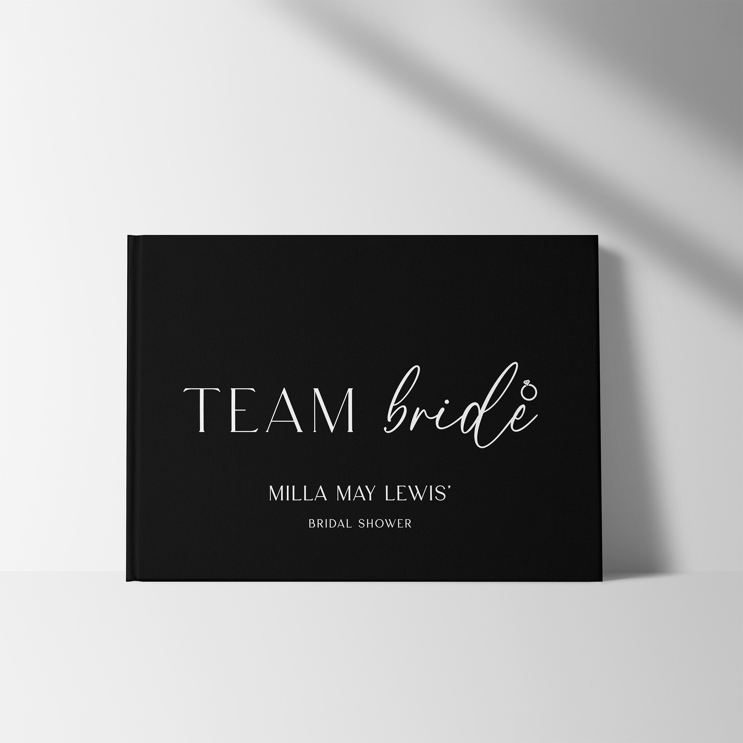 Team Bride | Bridal Shower Guest Book