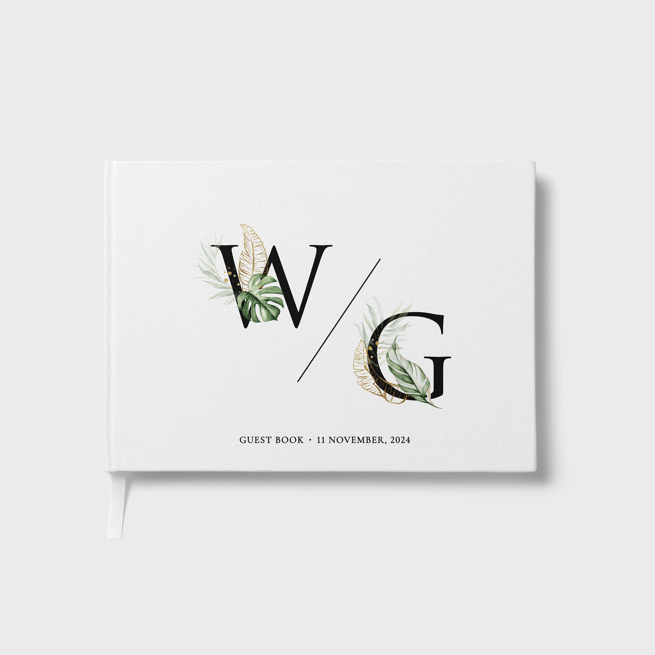 Initials | Wedding Guest Book