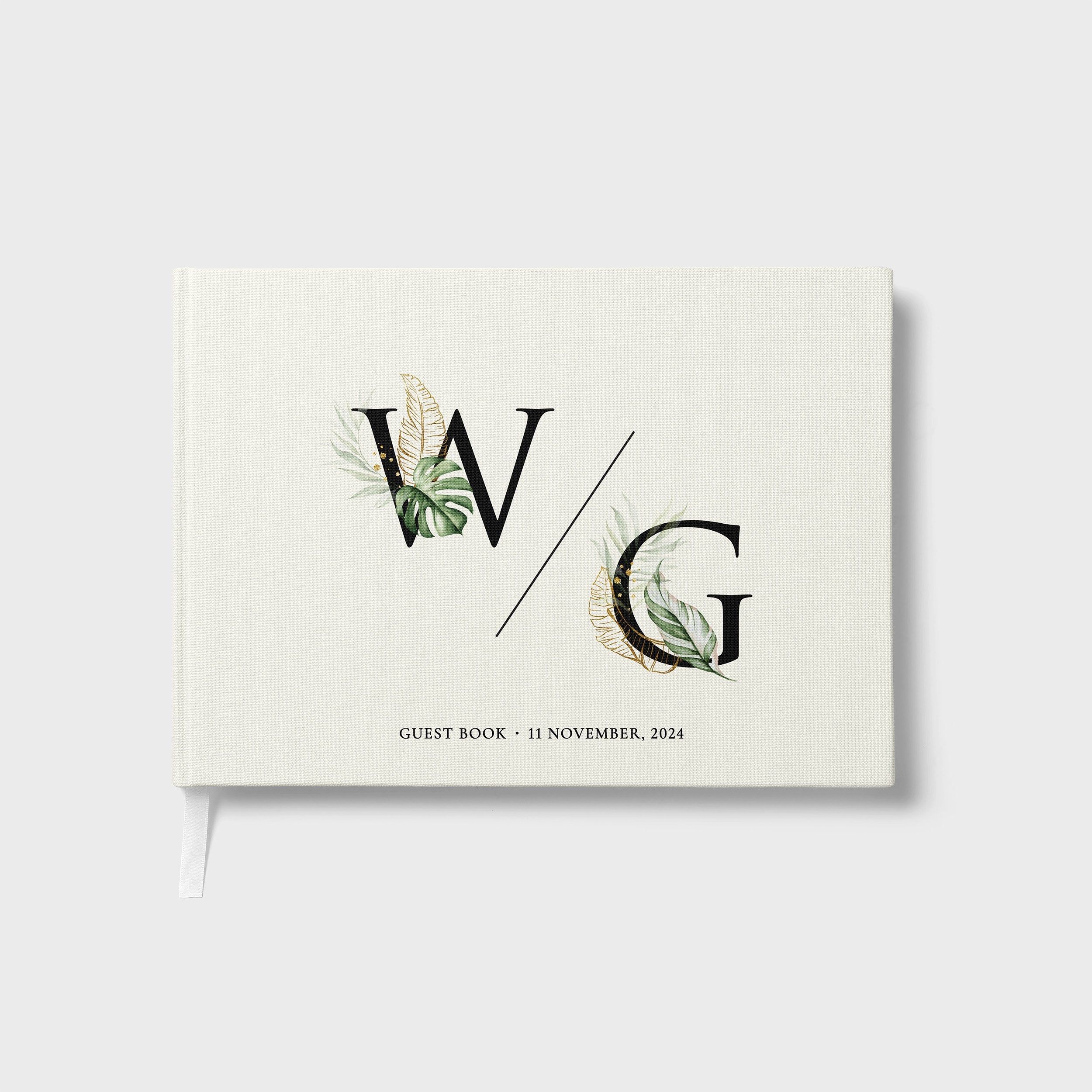 Initials | Wedding Guest Book