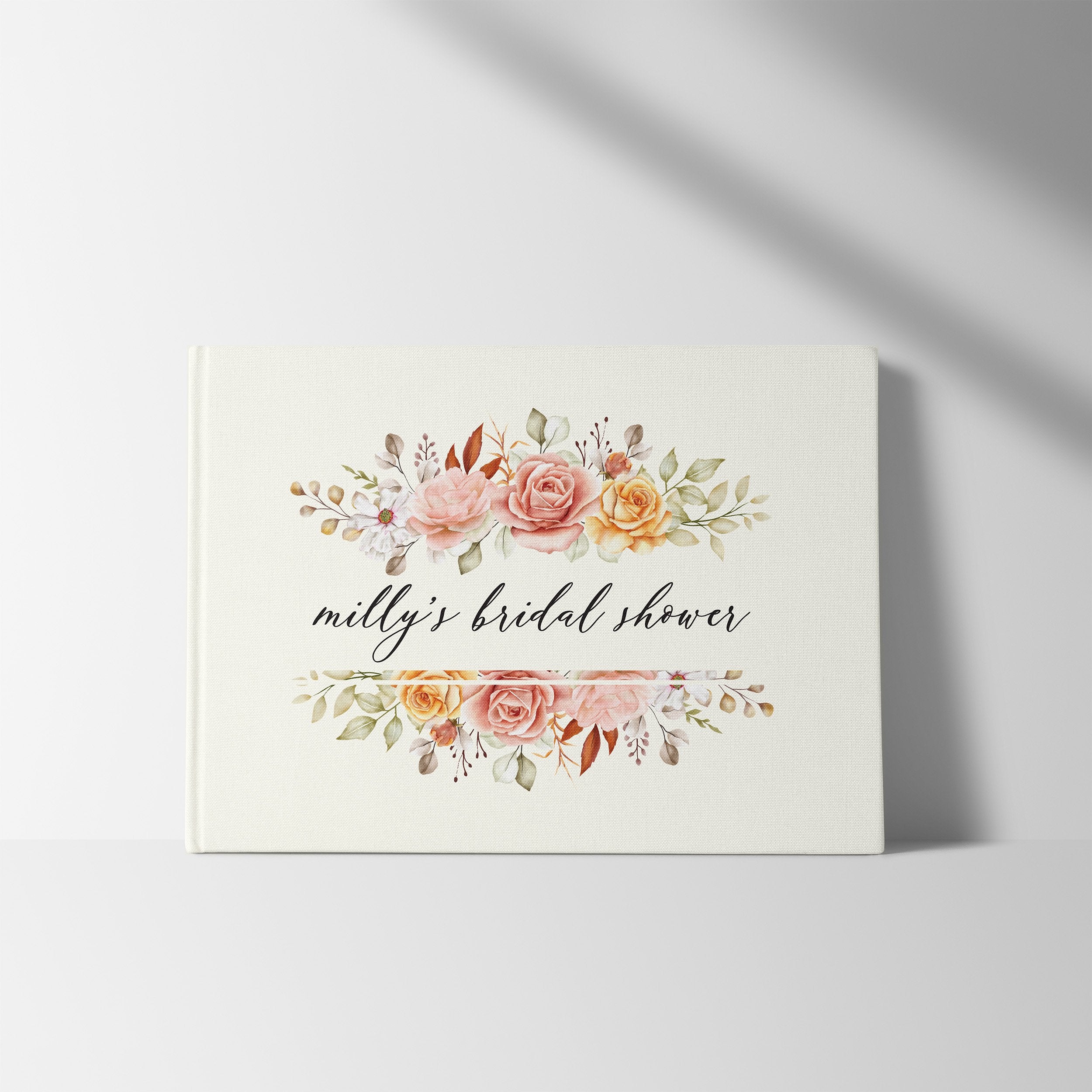 Blush Florals | Bridal Shower Guest Book