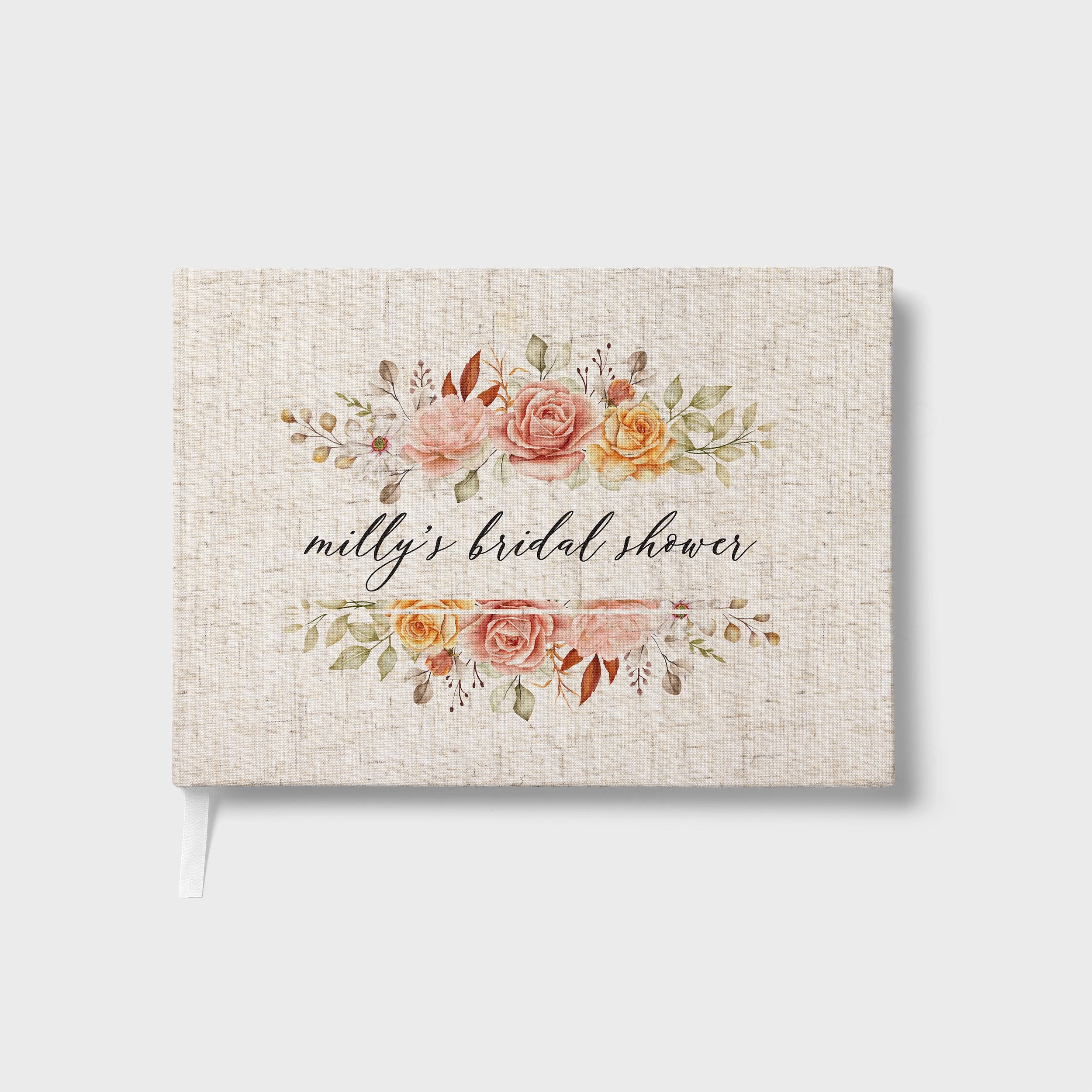 Blush Florals | Bridal Shower Guest Book
