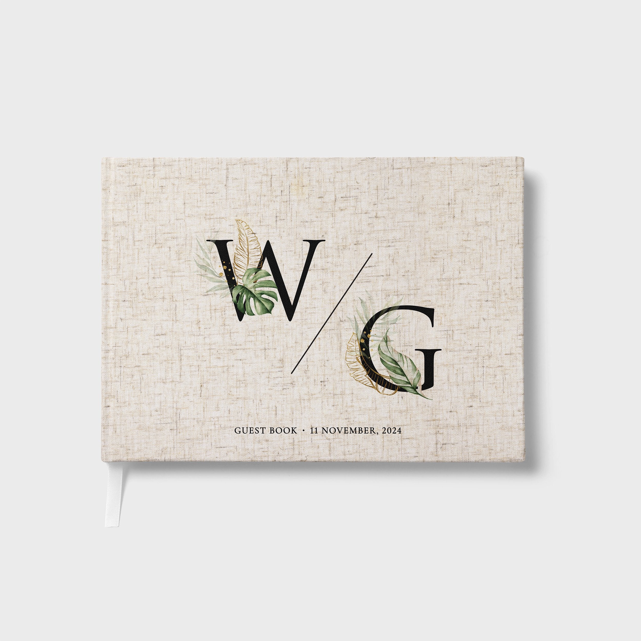 Initials | Wedding Guest Book