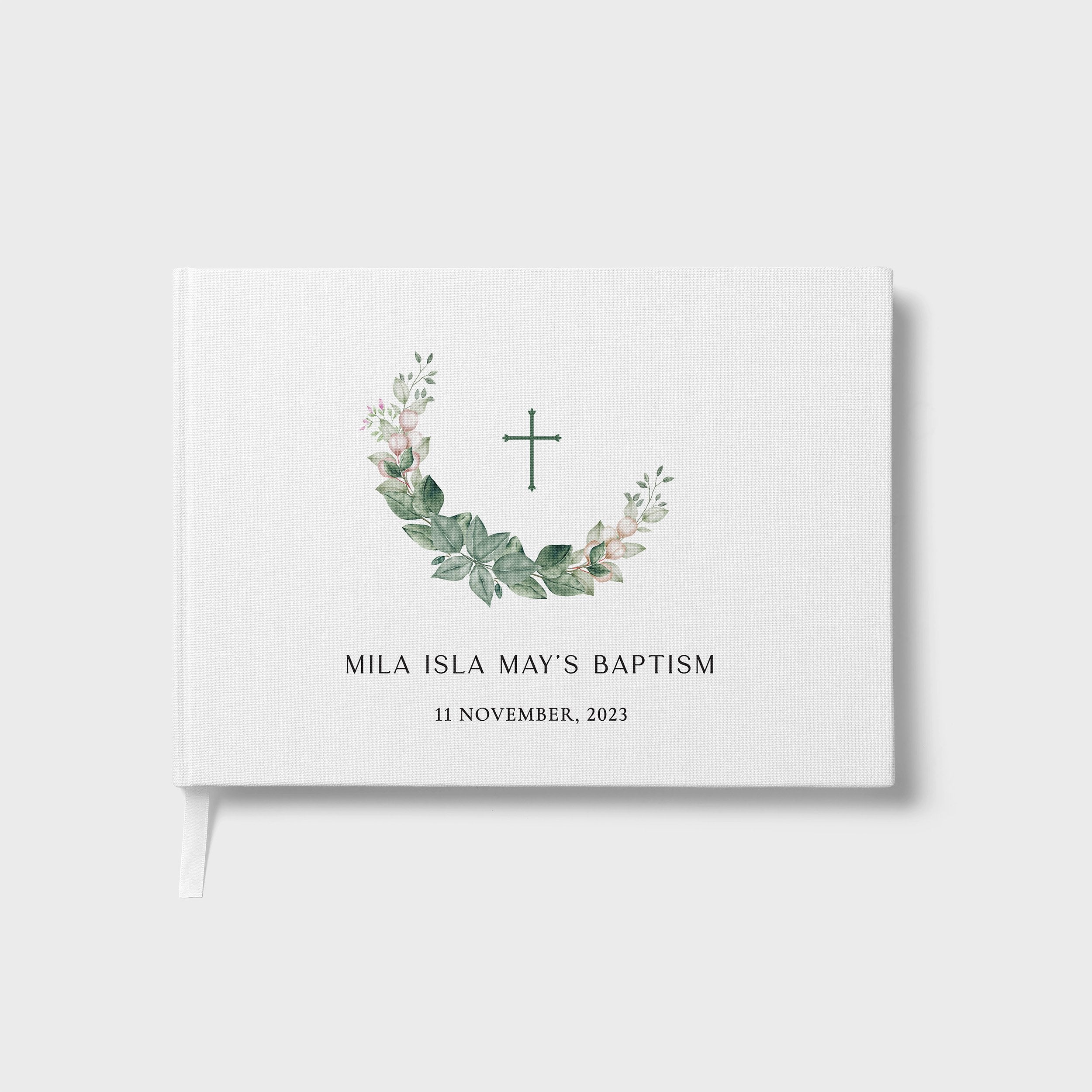 Foliage | Christening Guest Book