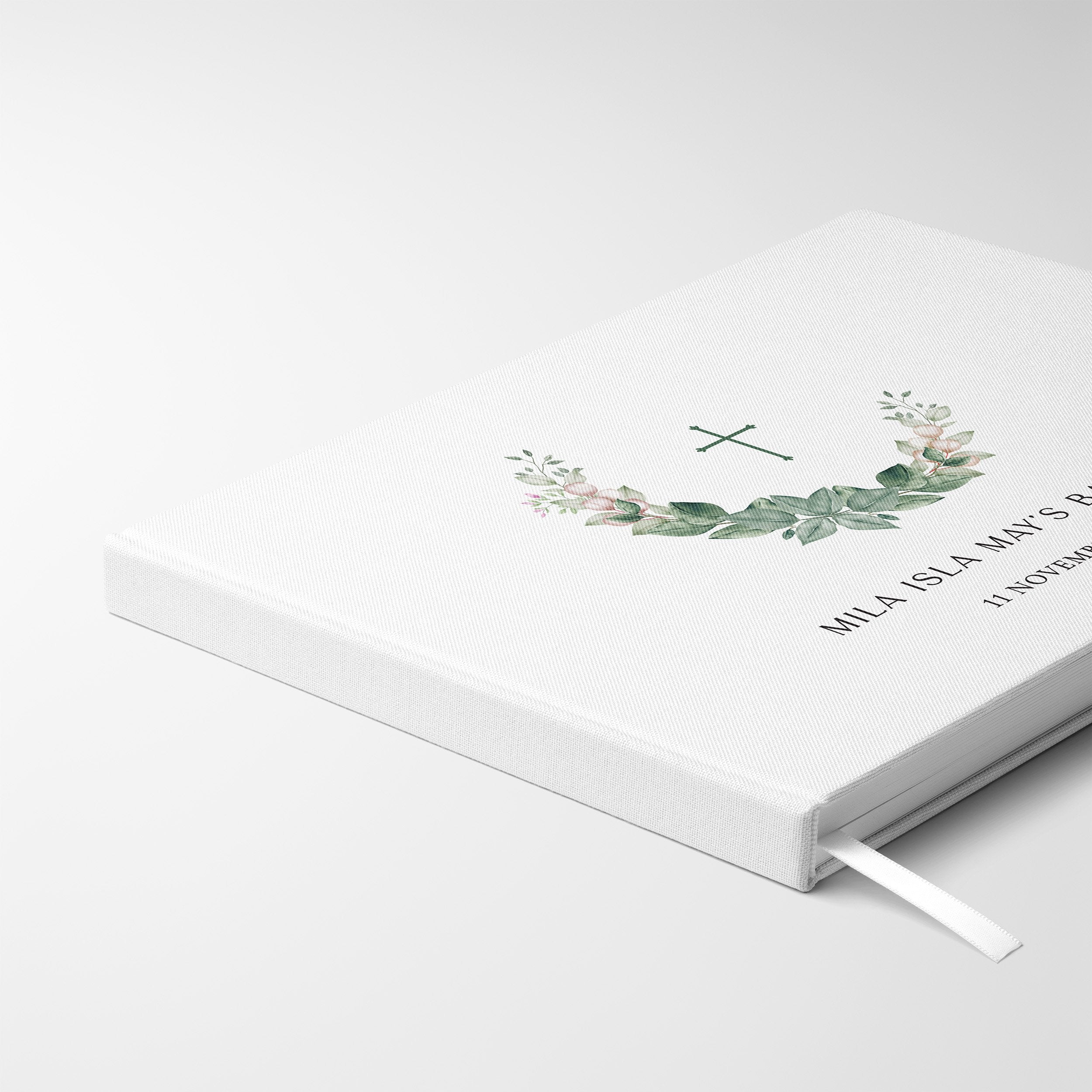 Foliage | Christening Guest Book