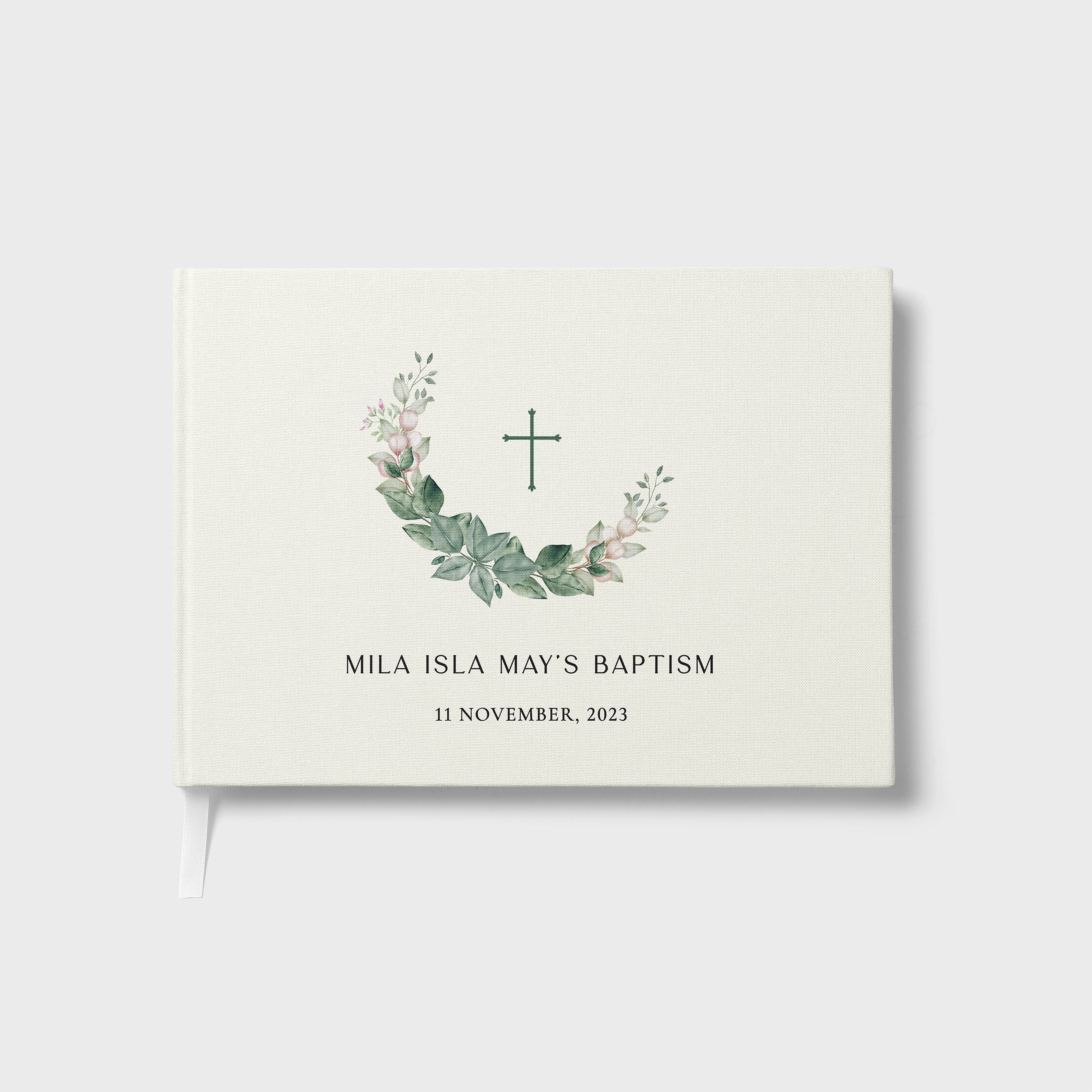 Foliage | Christening Guest Book
