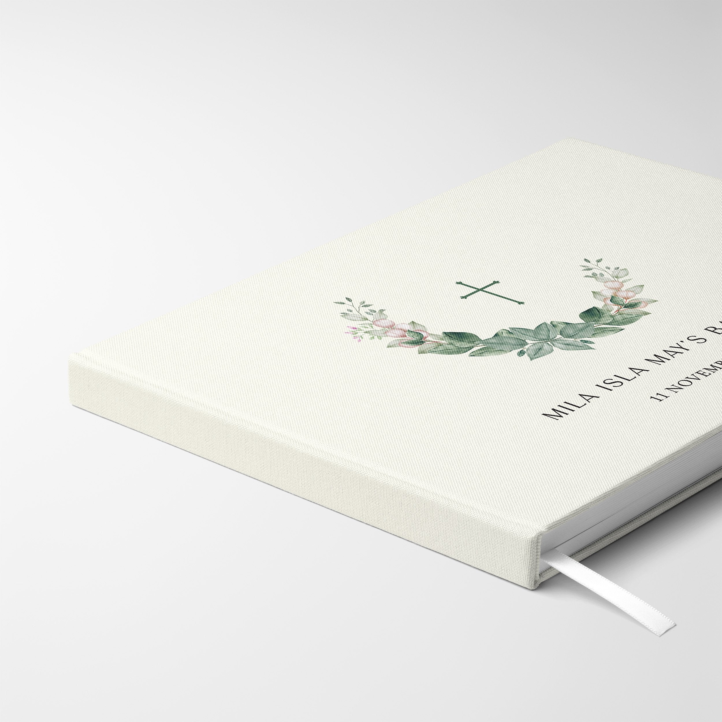 Foliage | Christening Guest Book