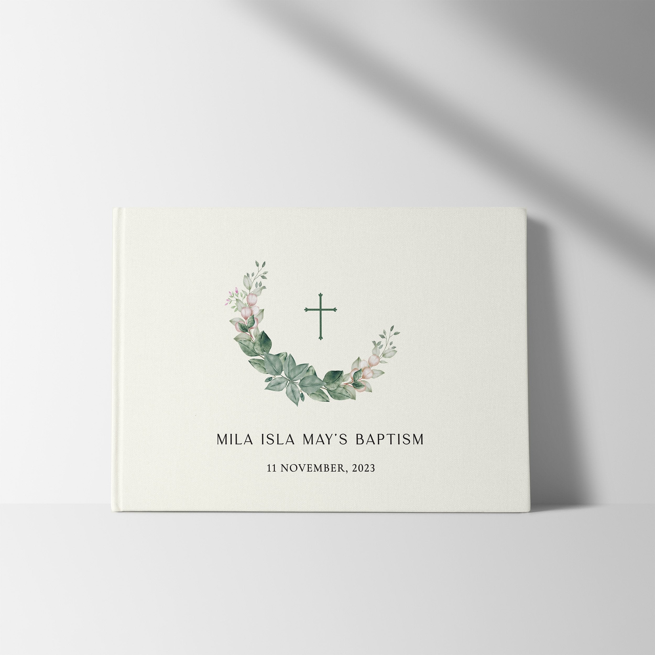 Foliage | Christening Guest Book