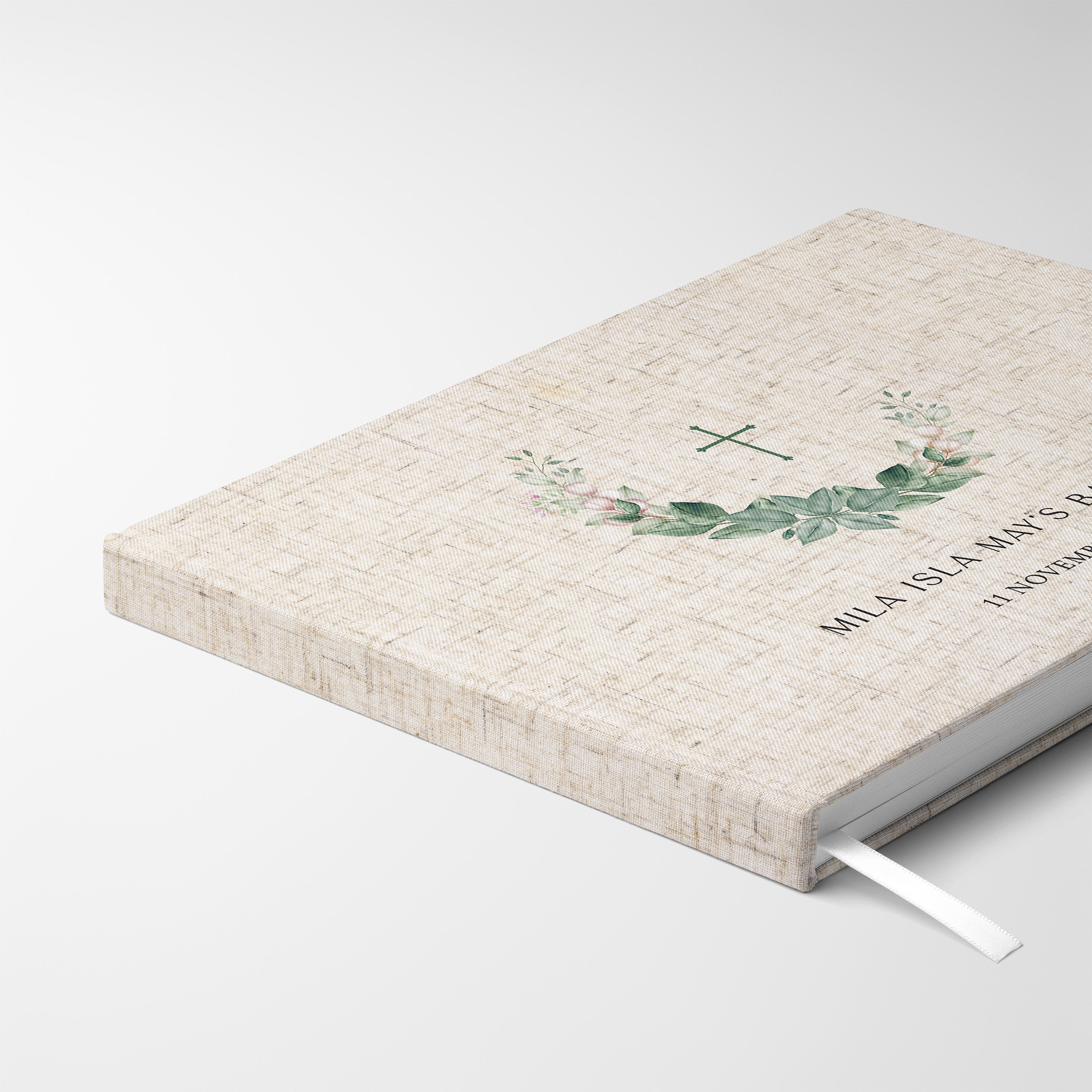 Foliage | Christening Guest Book