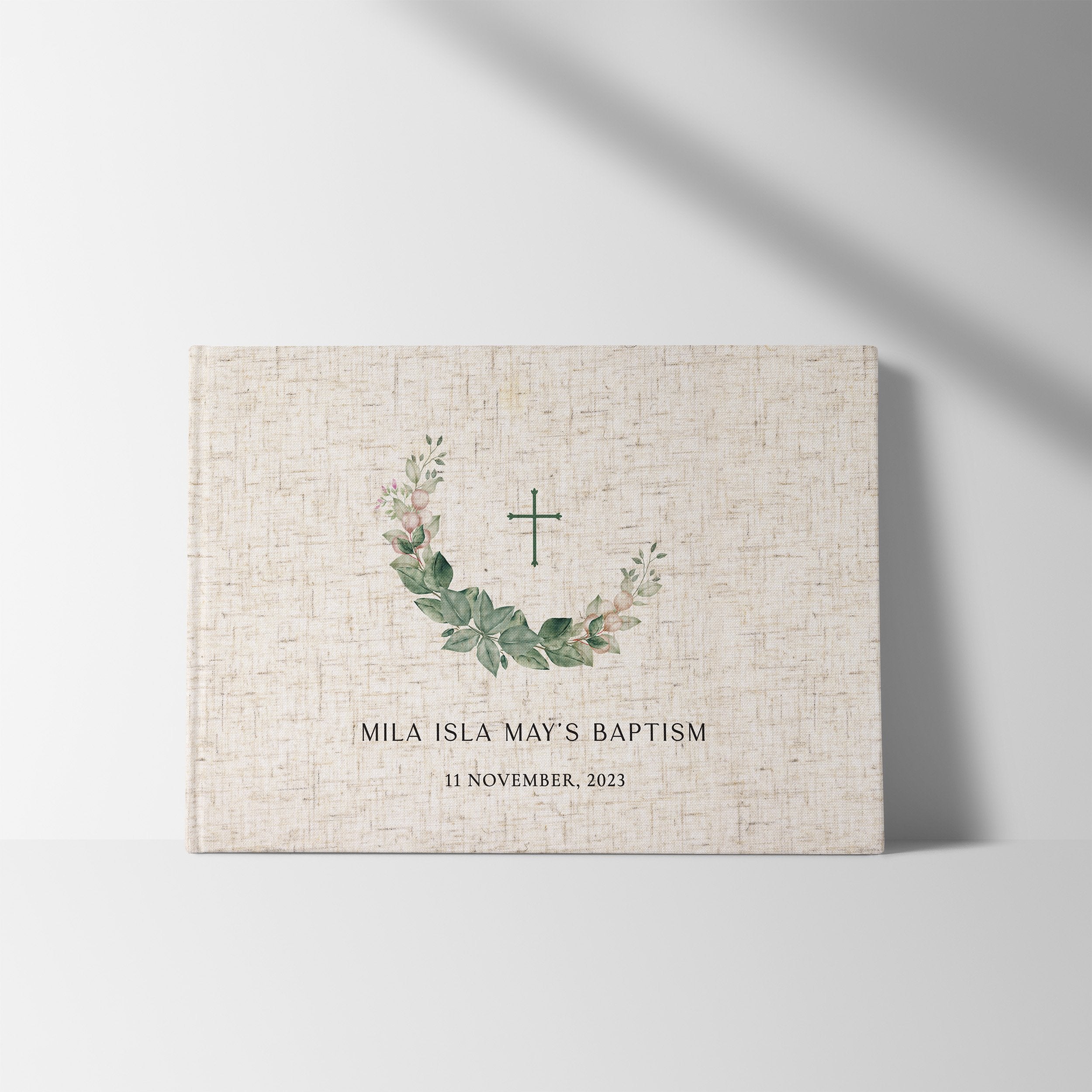 Foliage | Christening Guest Book