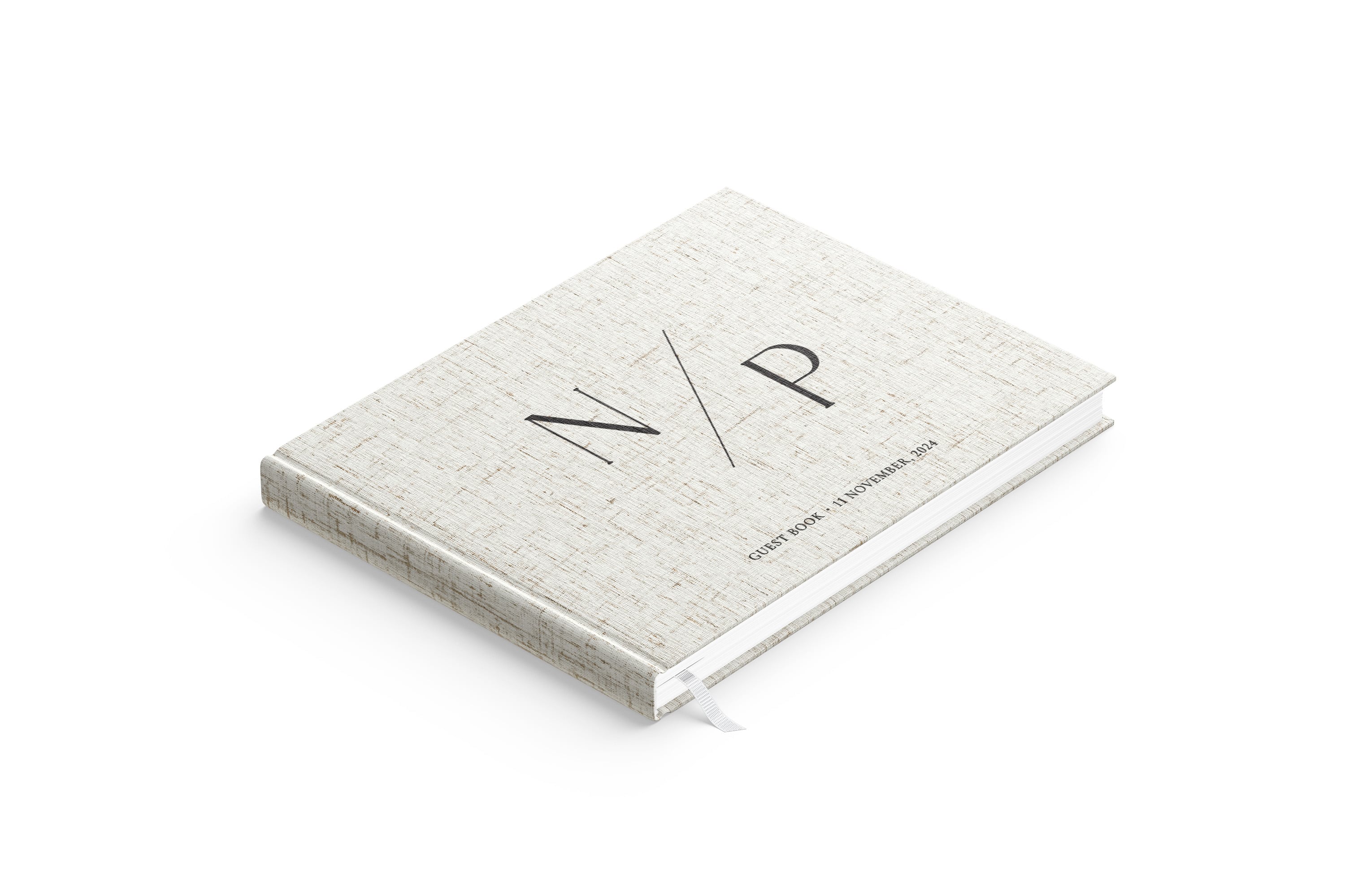 Minimalist Initials | Wedding Guest Book