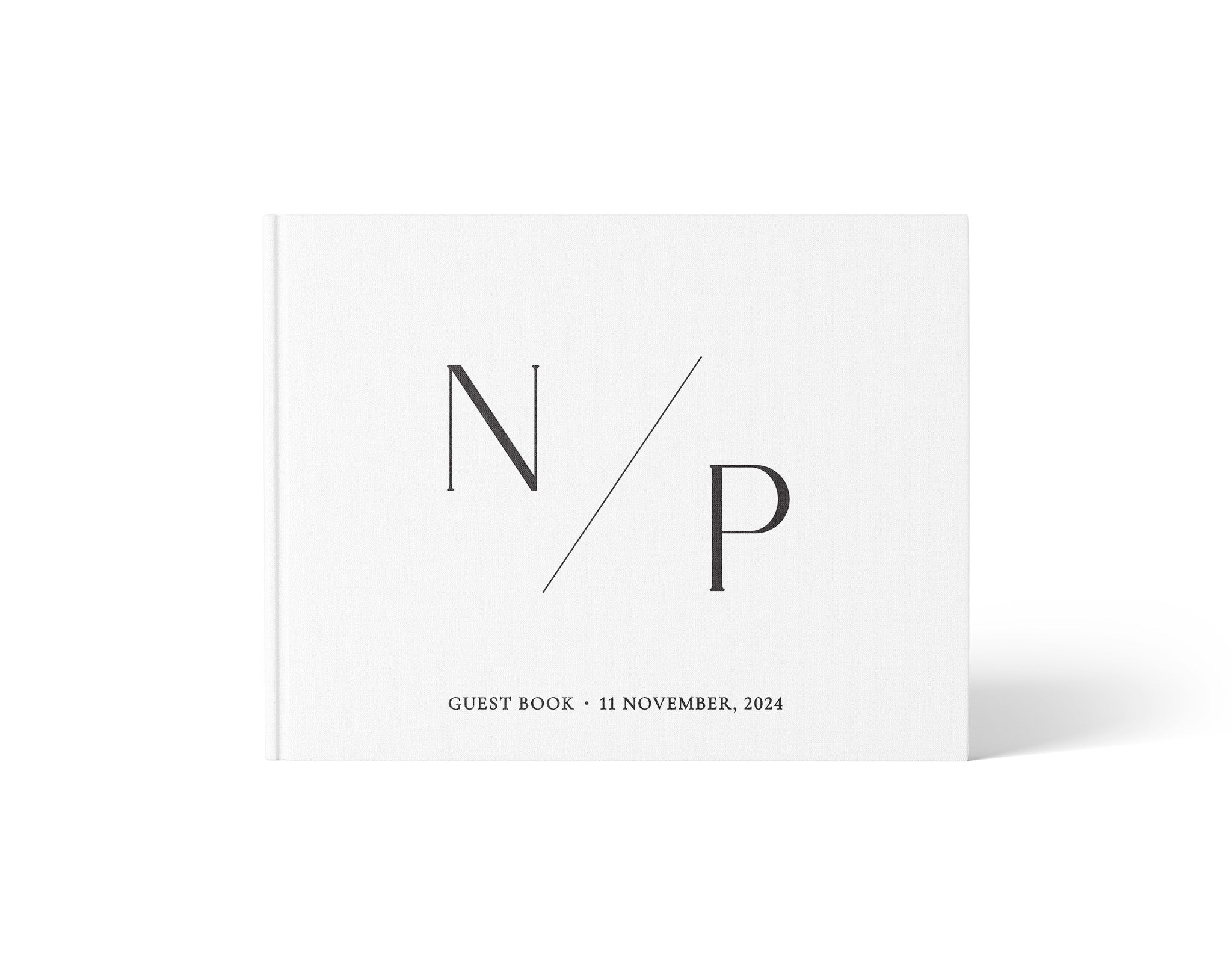 Minimalist Initials | Wedding Guest Book