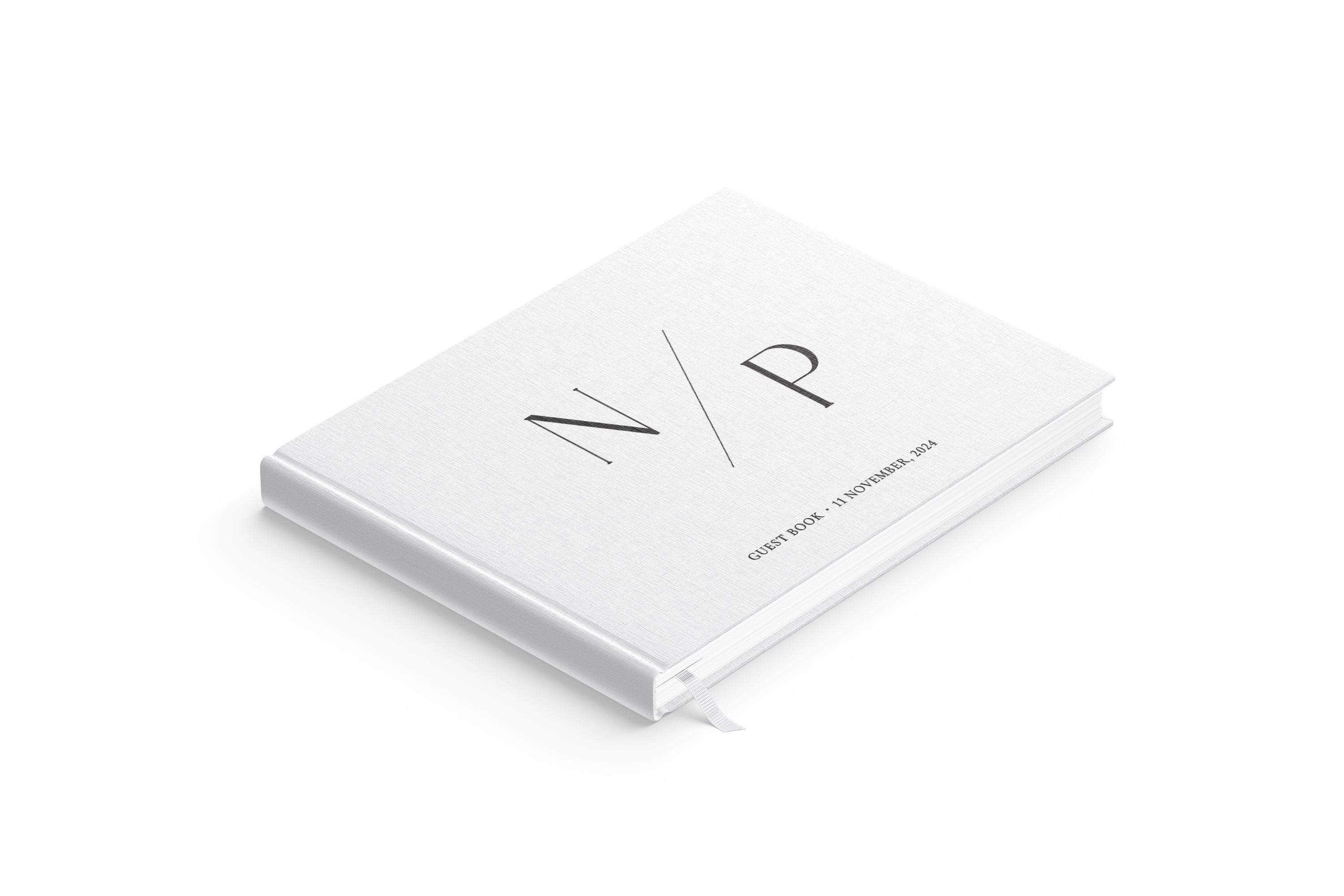 Minimalist Initials | Wedding Guest Book