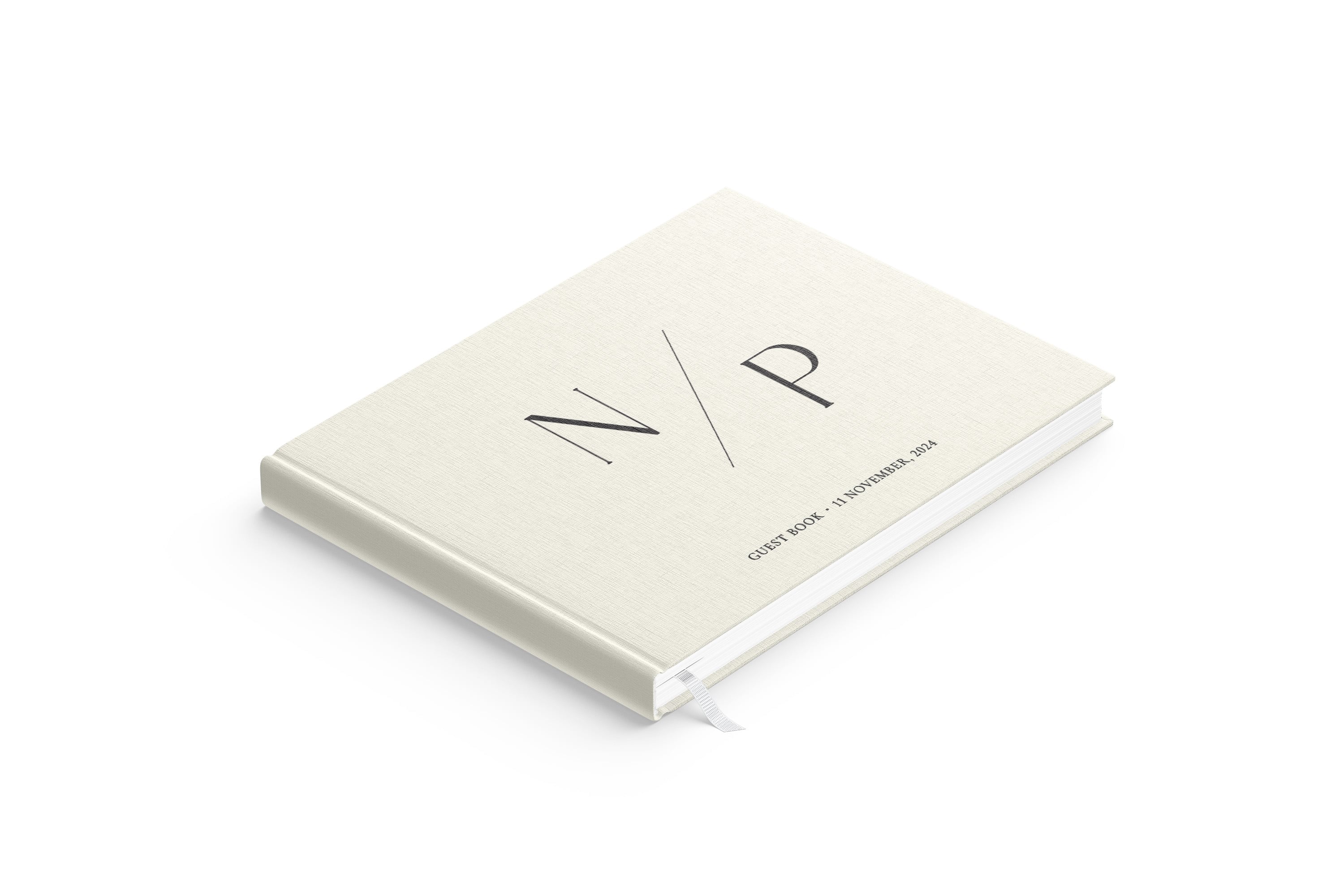 Minimalist Initials | Wedding Guest Book