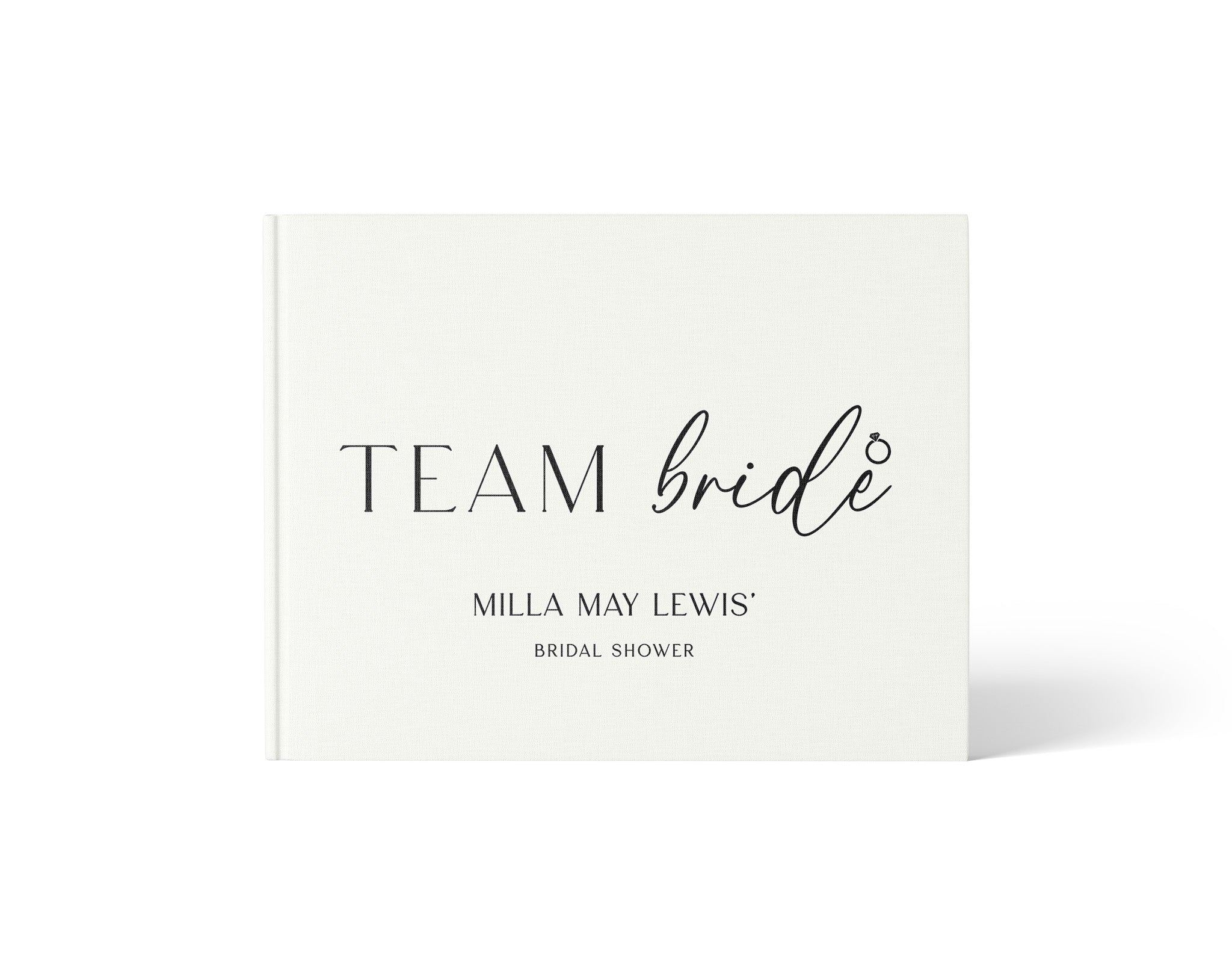 Team Bride | Bridal Shower Guest Book