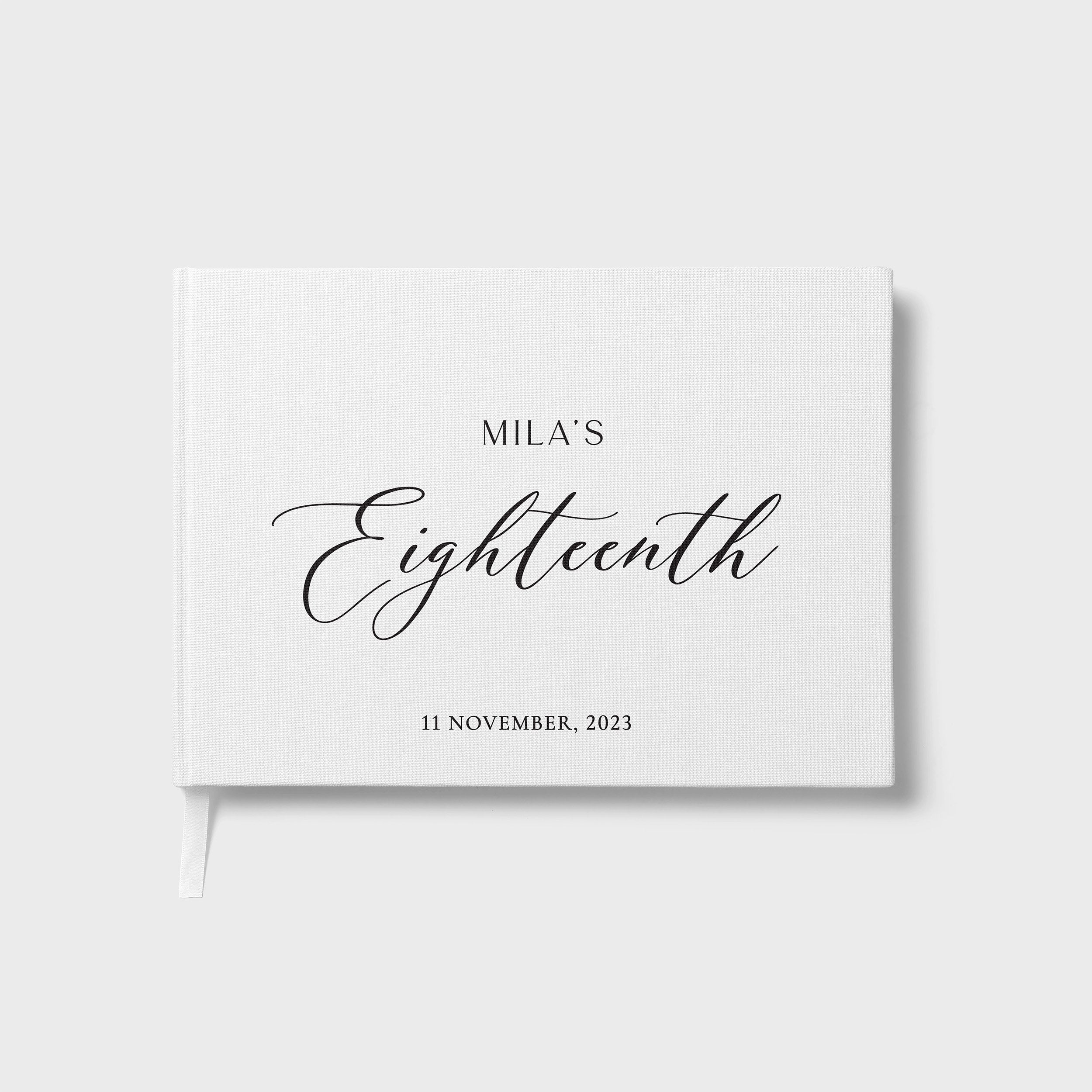 Refined Script | Birthday Guest Book