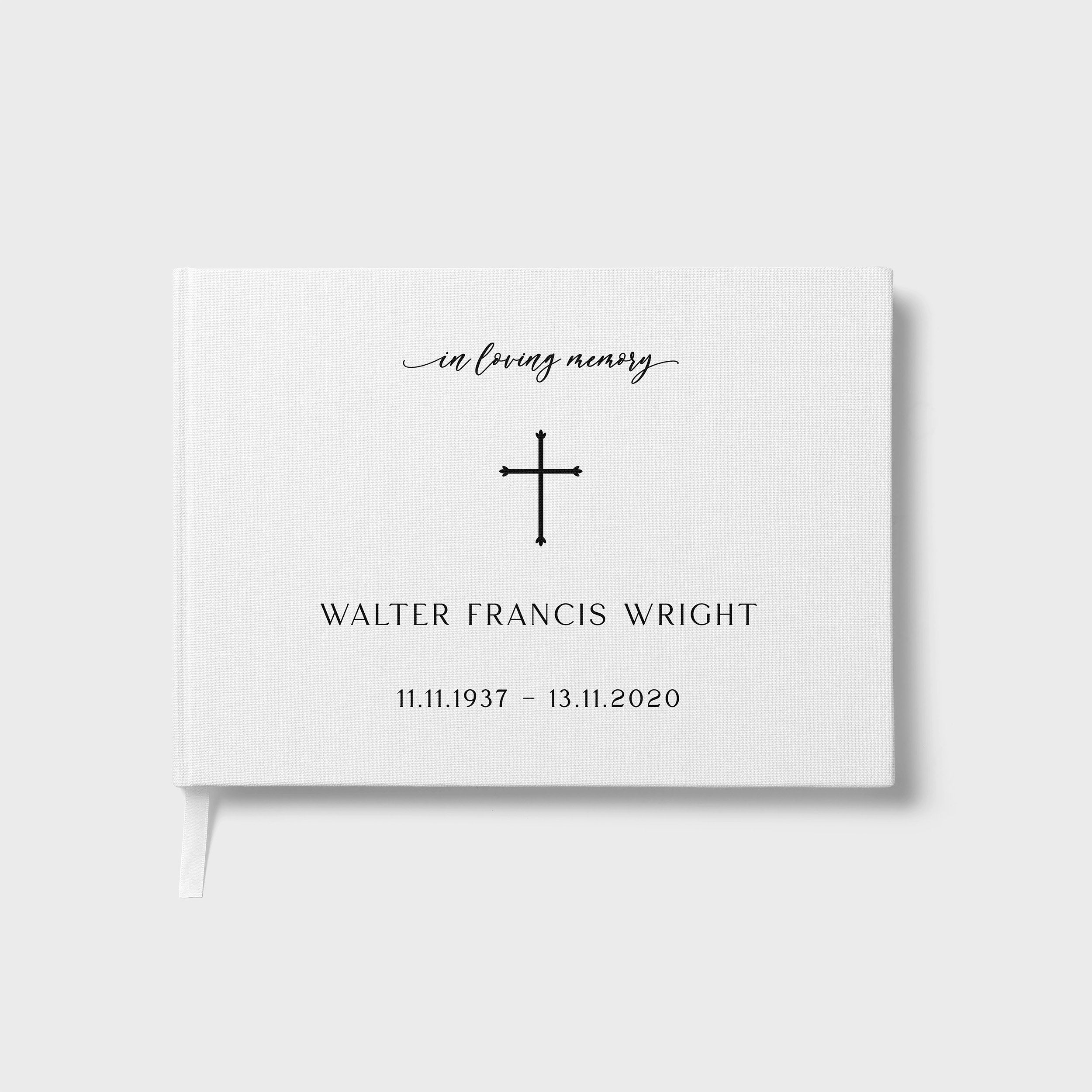 Sacred Farewell | Funeral Guest Book