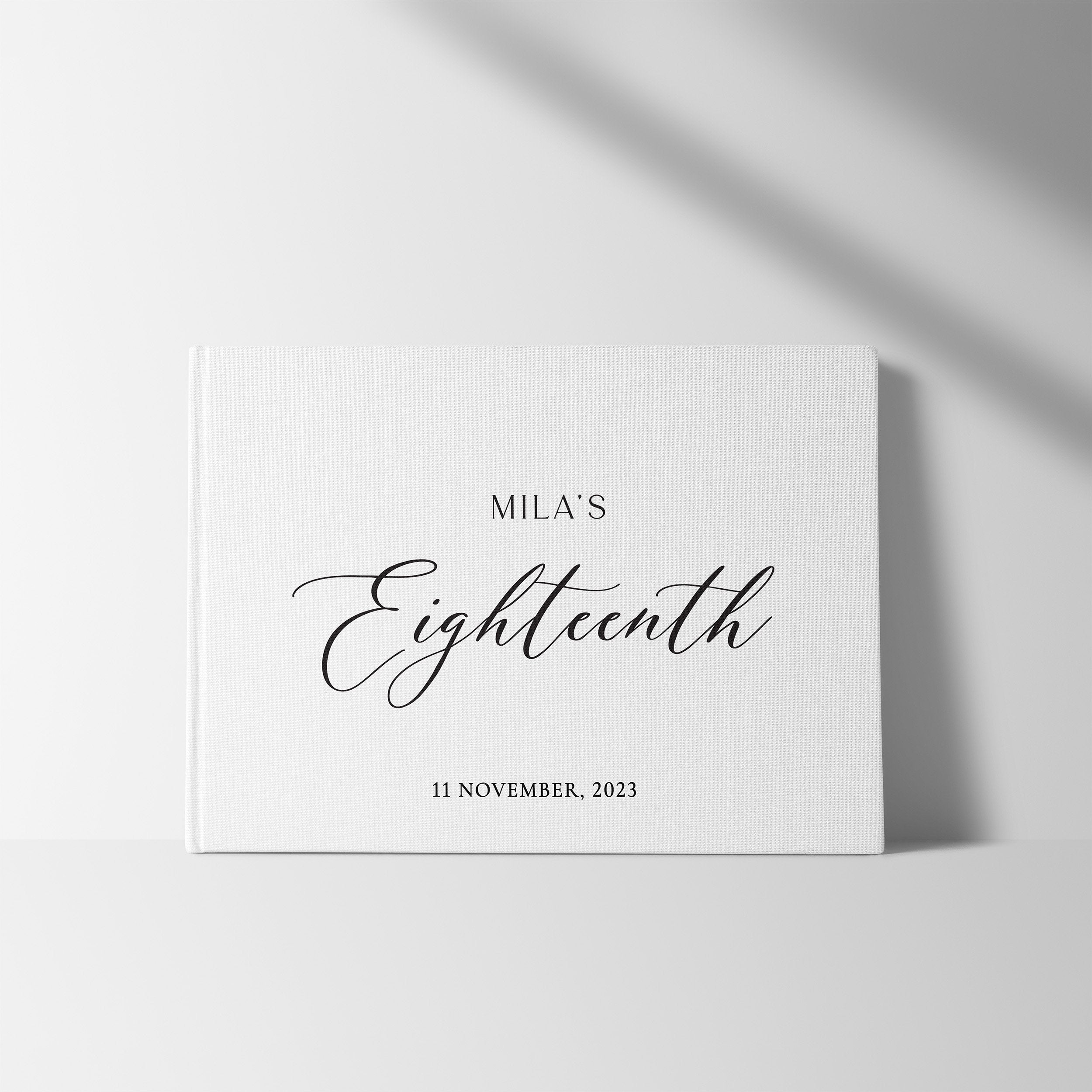 Refined Script | Birthday Guest Book