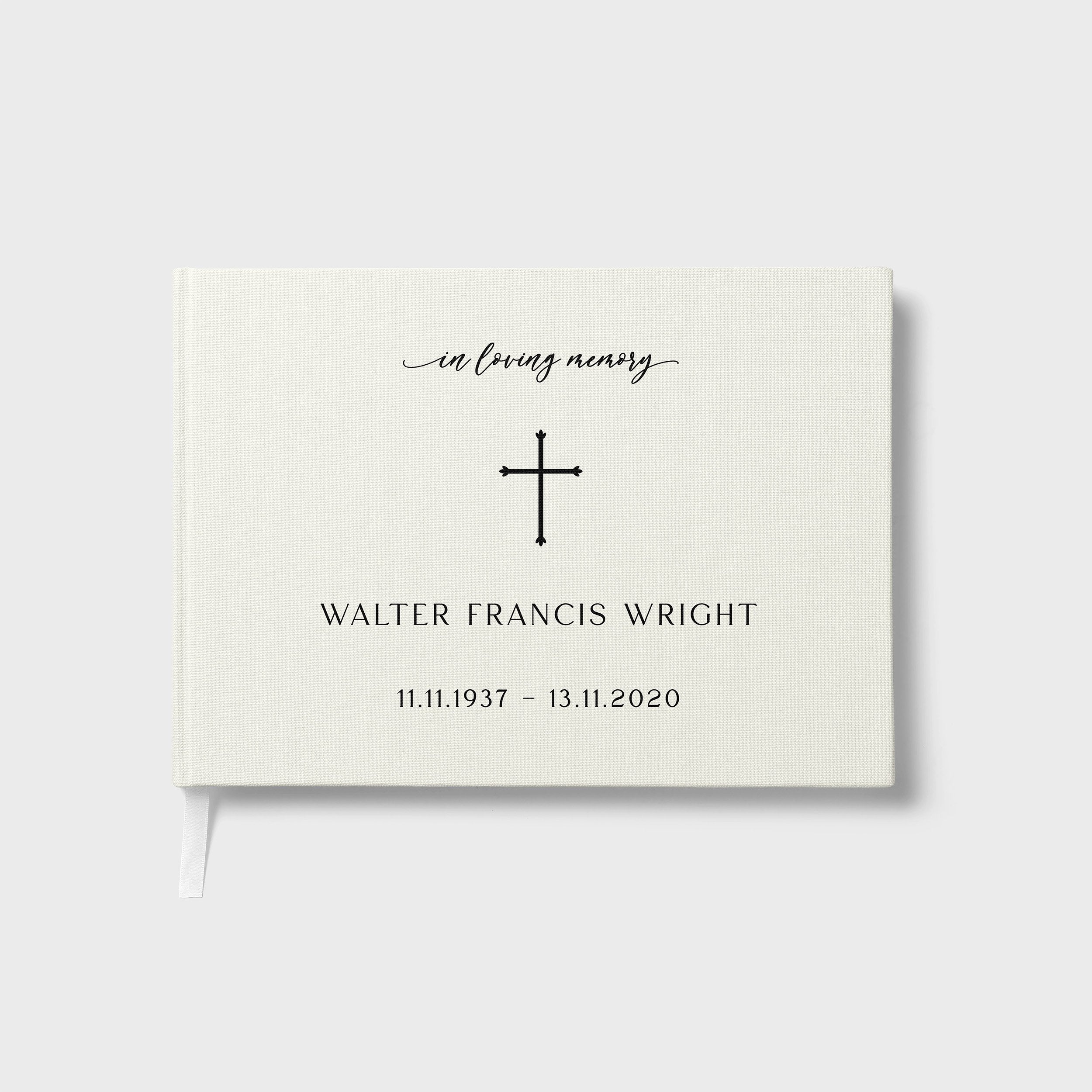 Sacred Farewell | Funeral Guest Book