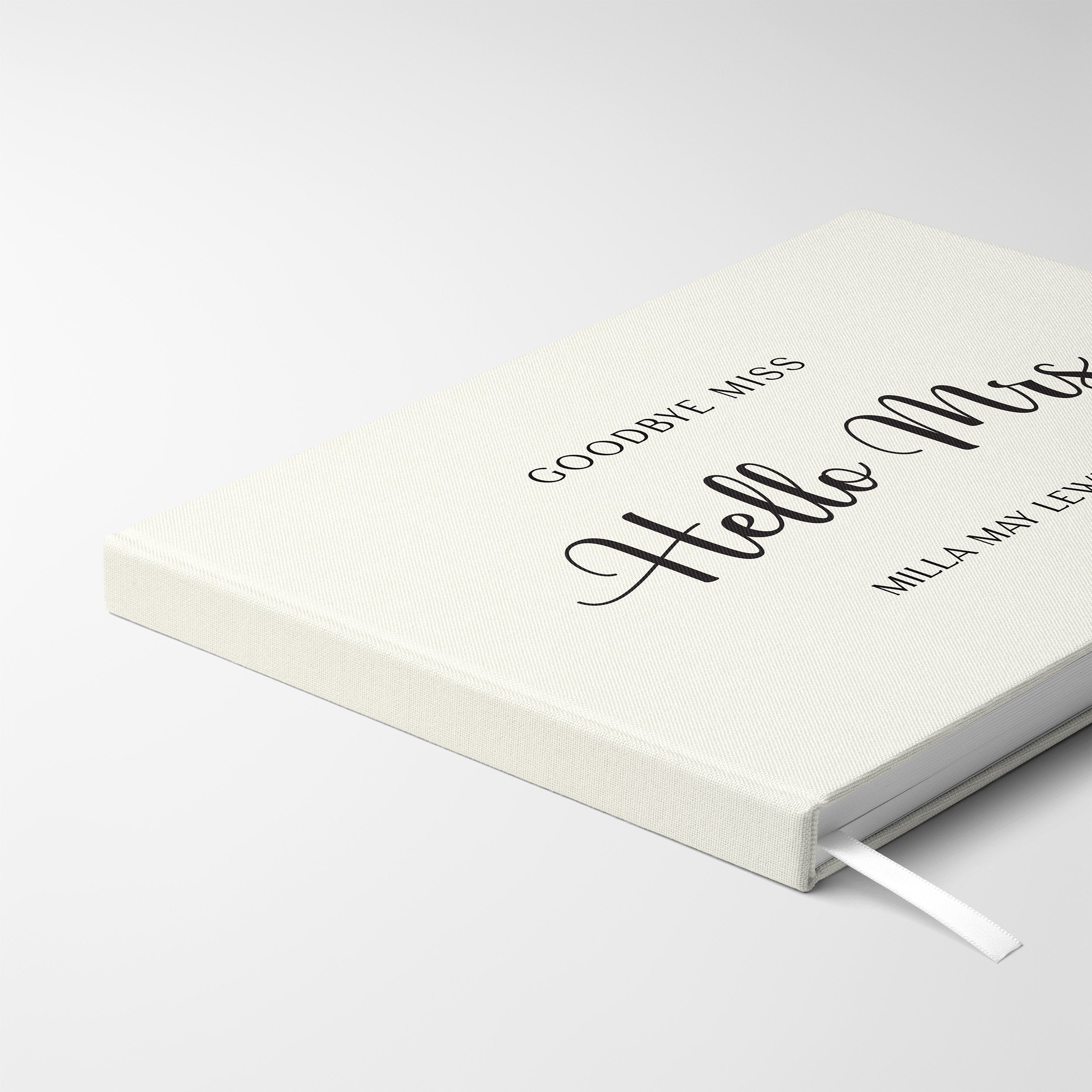 Hello Mrs | Bridal Shower Guest Book