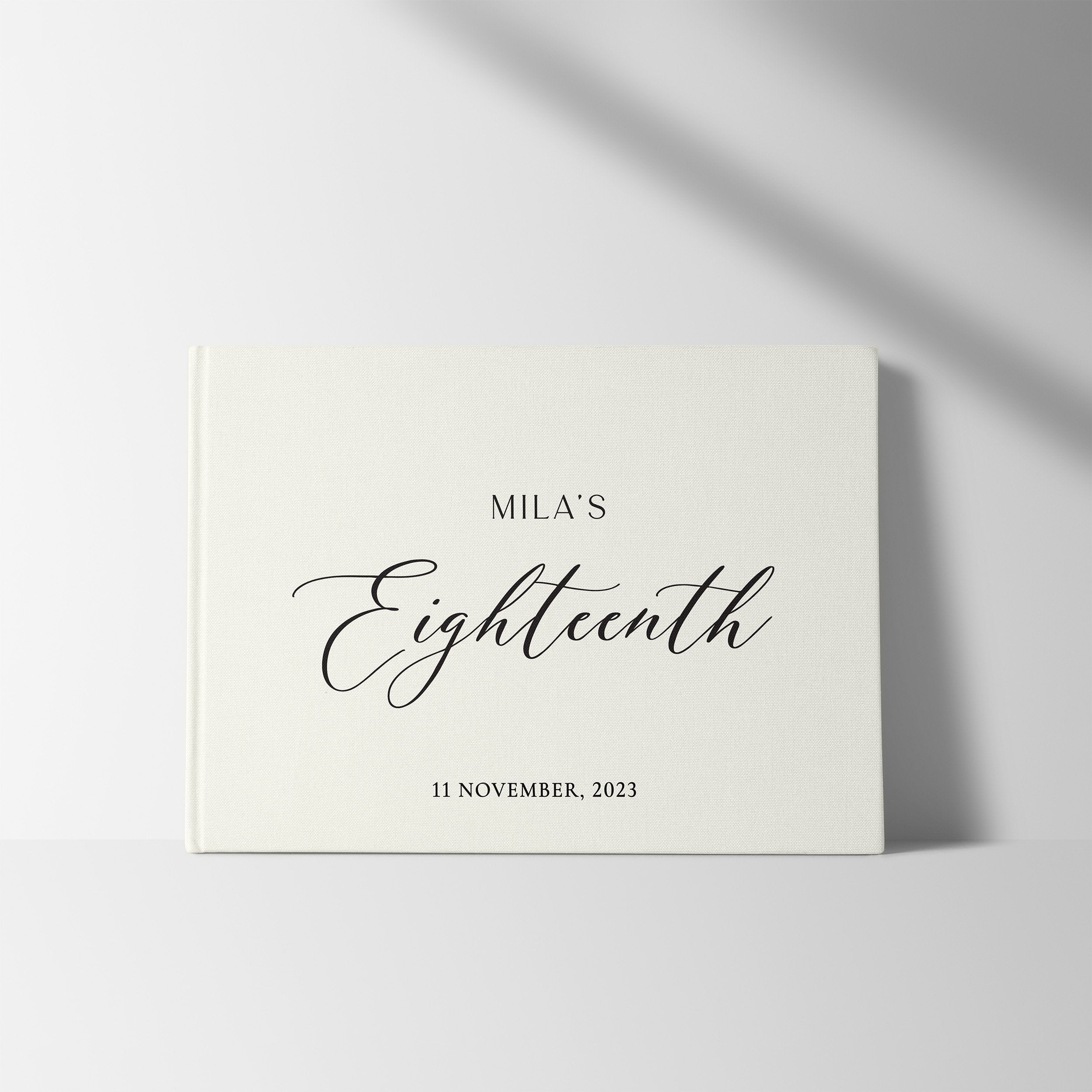 Refined Script | Birthday Guest Book