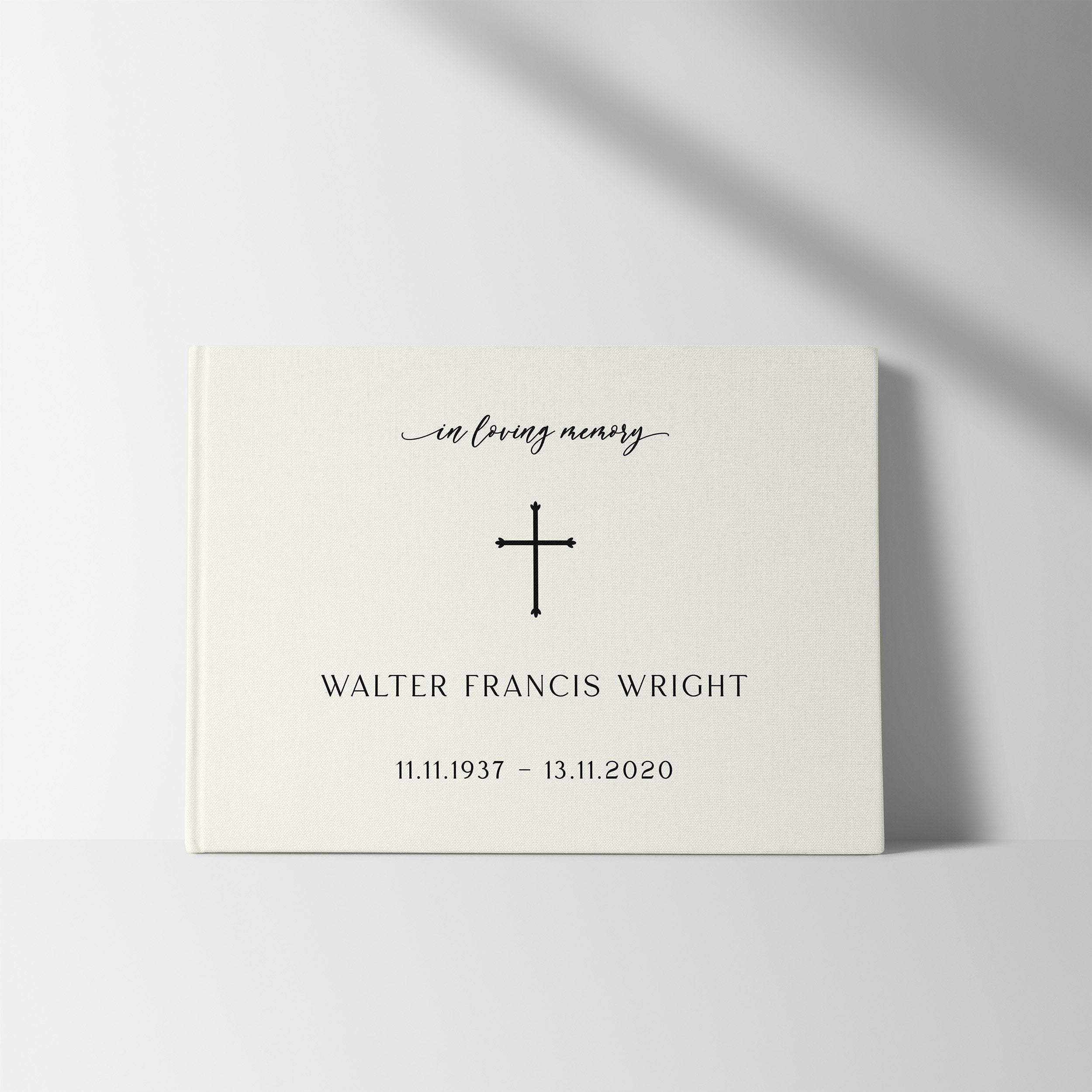 Sacred Farewell | Funeral Guest Book