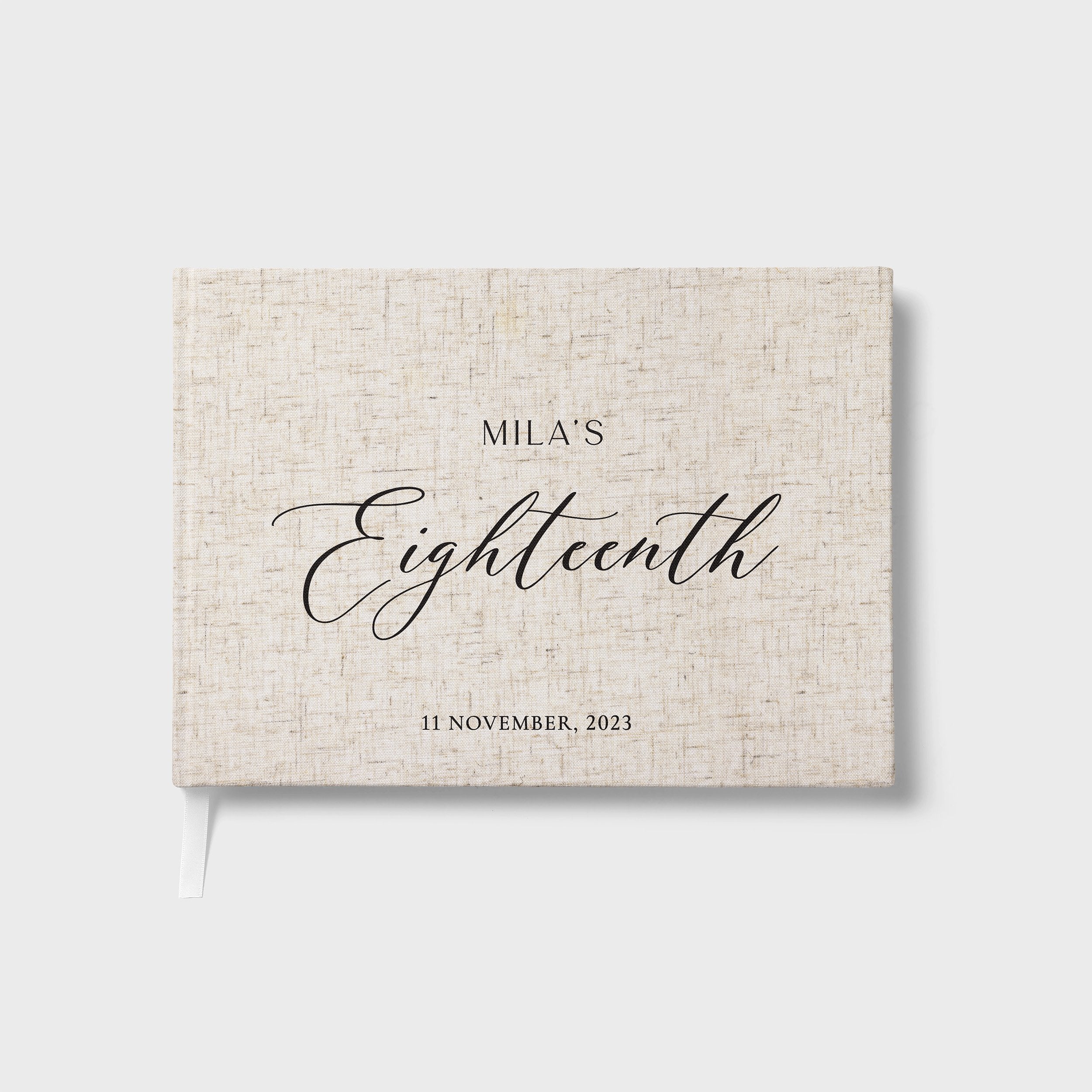 Refined Script | Birthday Guest Book