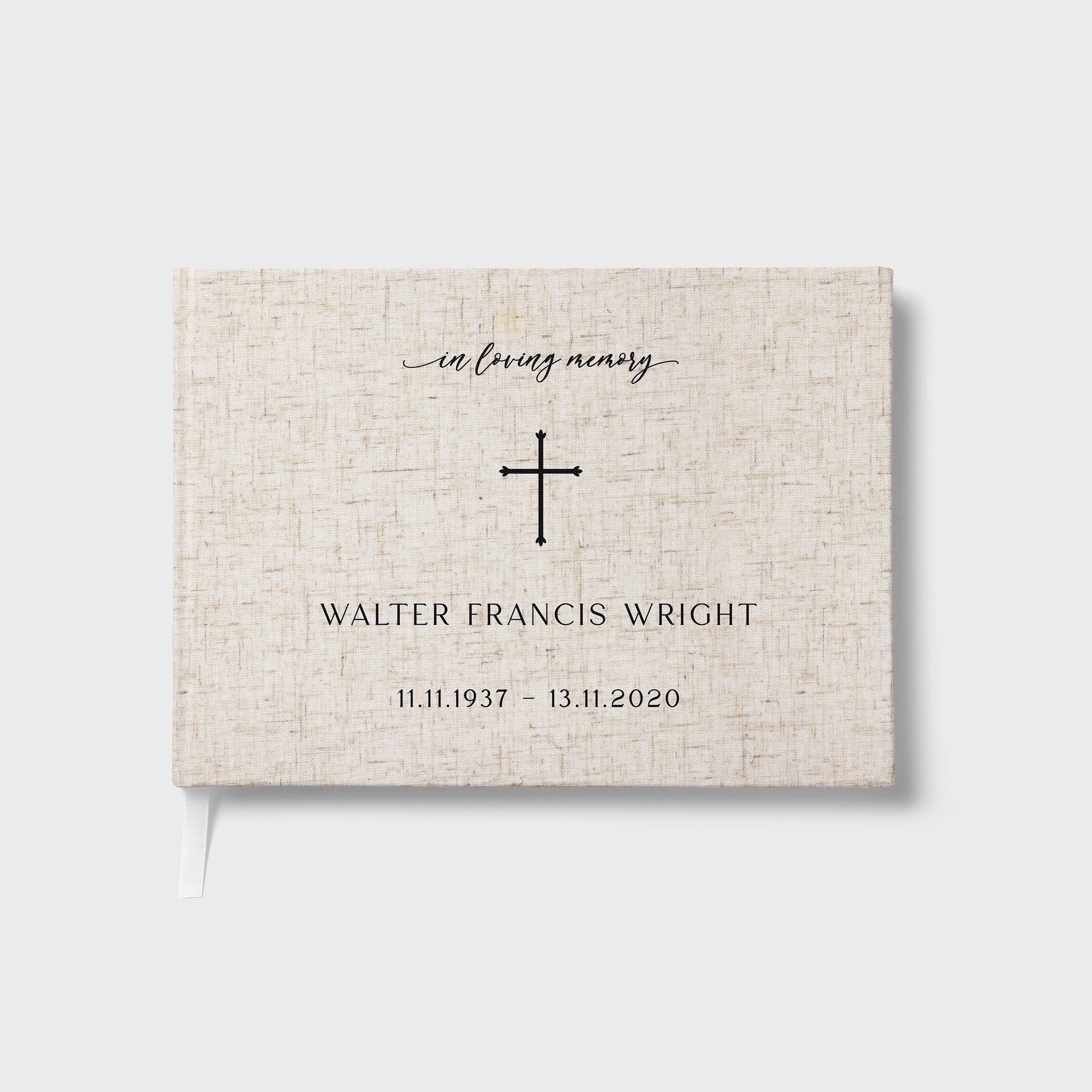 Sacred Farewell | Funeral Guest Book