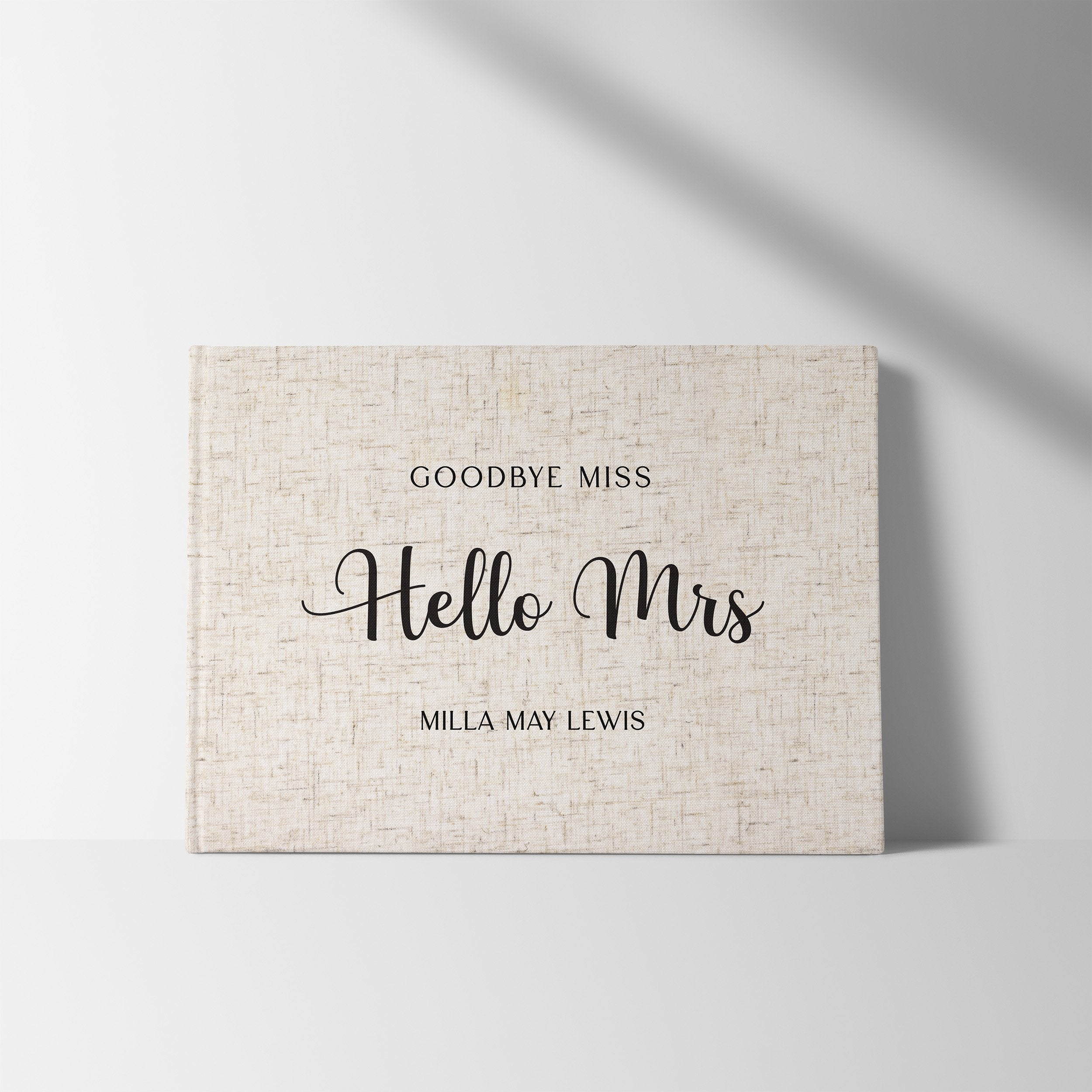 Hello Mrs | Bridal Shower Guest Book