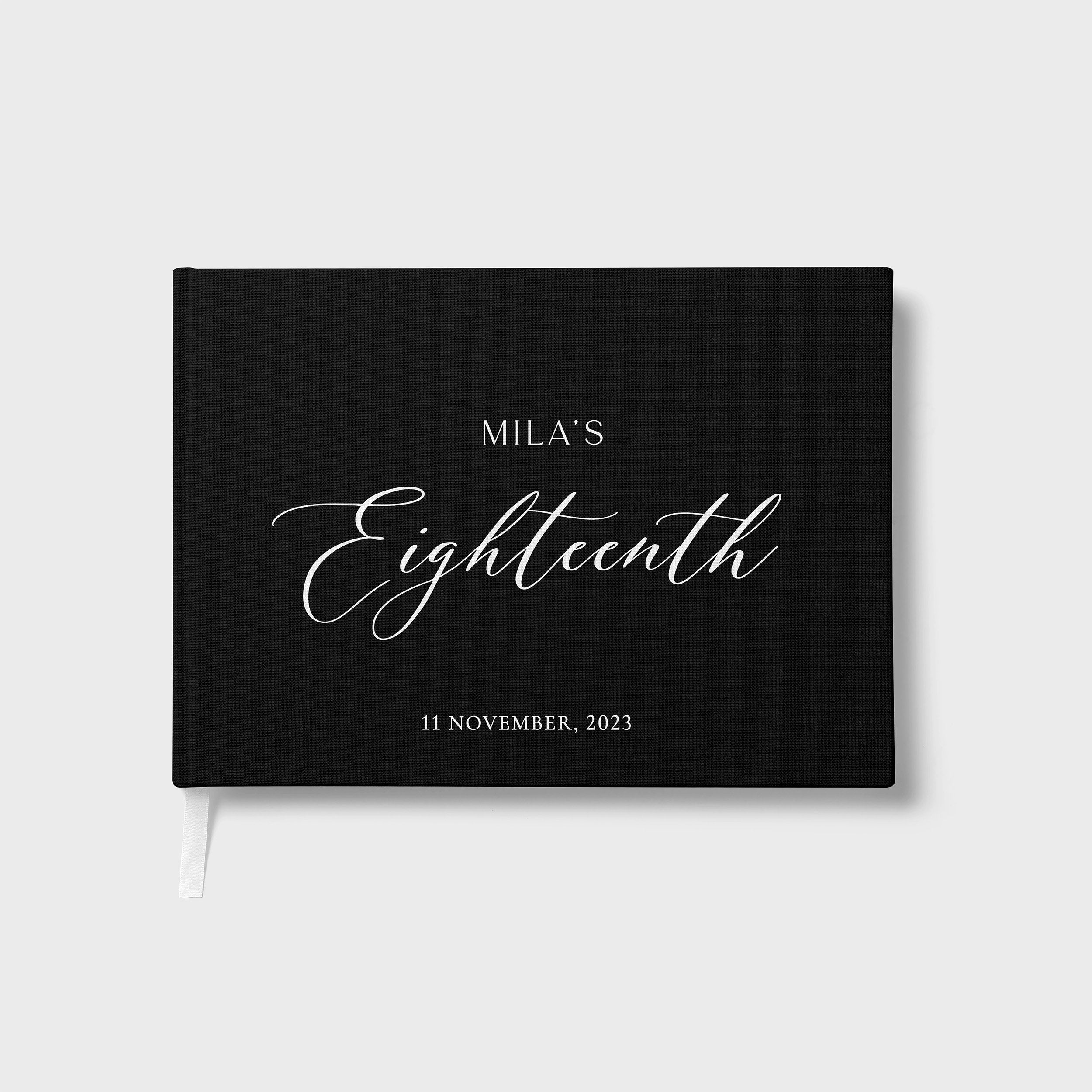 Refined Script | Birthday Guest Book