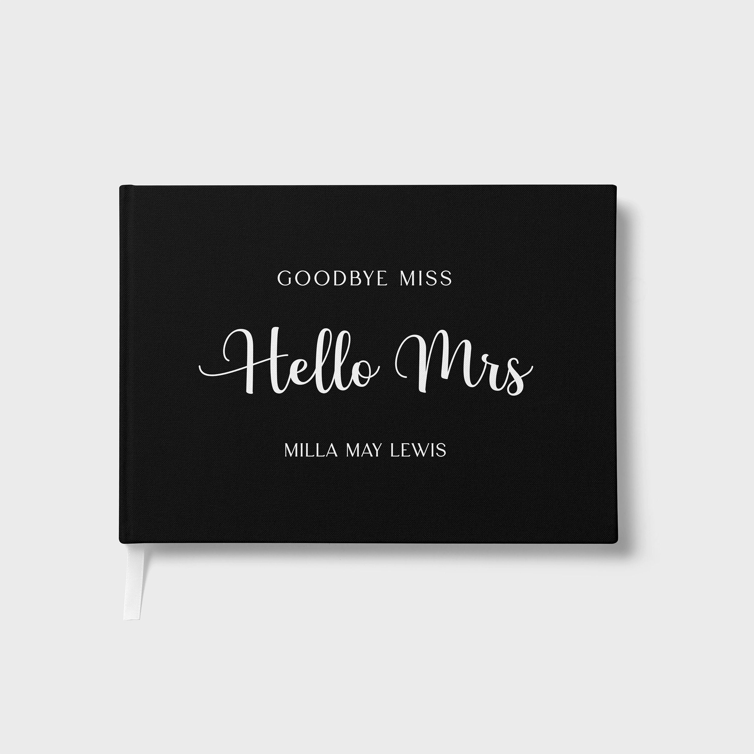 Hello Mrs | Bridal Shower Guest Book