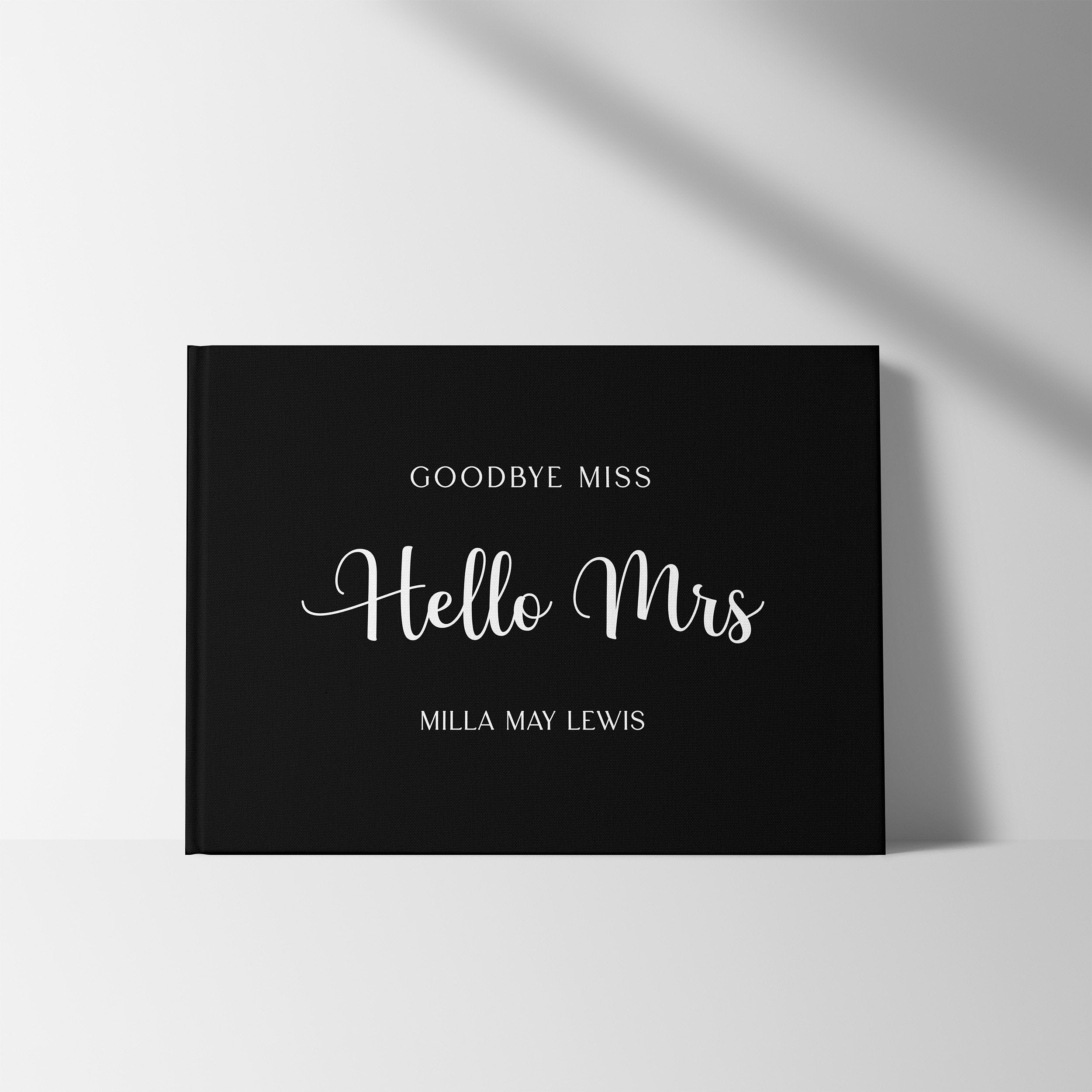 Hello Mrs | Bridal Shower Guest Book