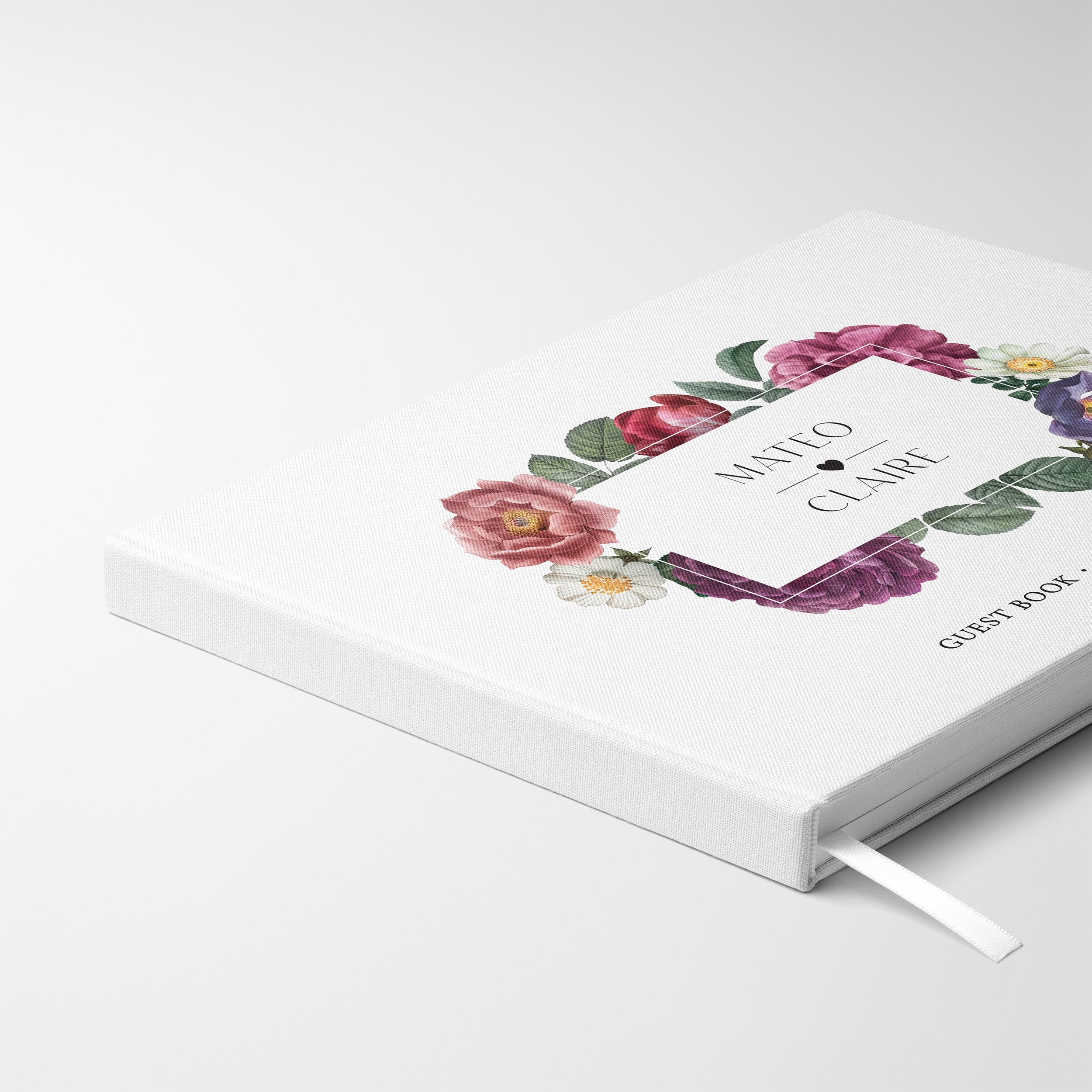 Vintage Florals | Wedding Guest Book