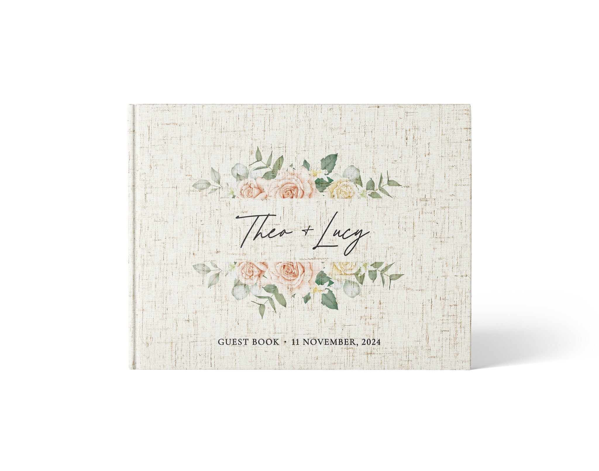 Muted Florals | Wedding Guest Book