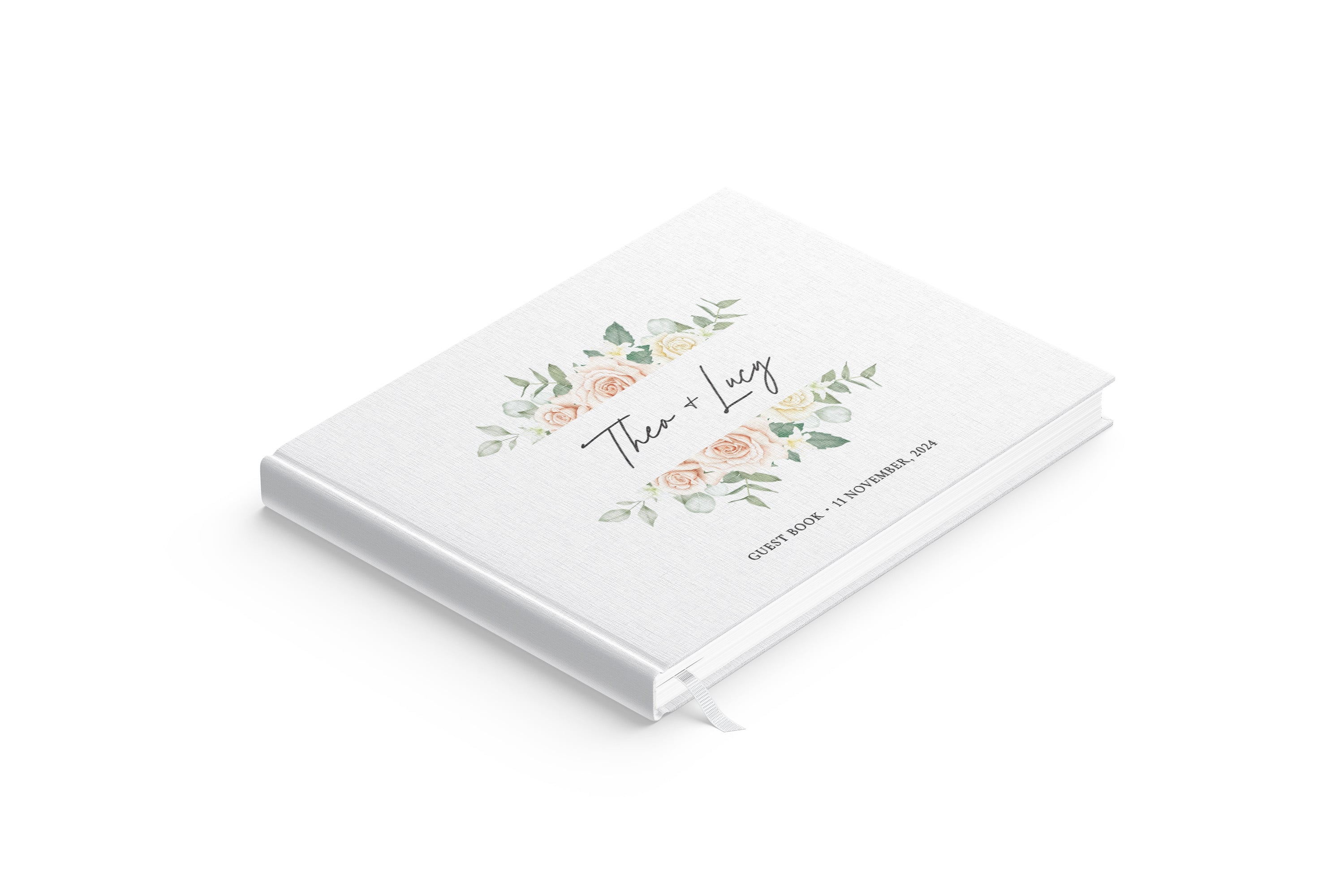 Muted Florals | Wedding Guest Book