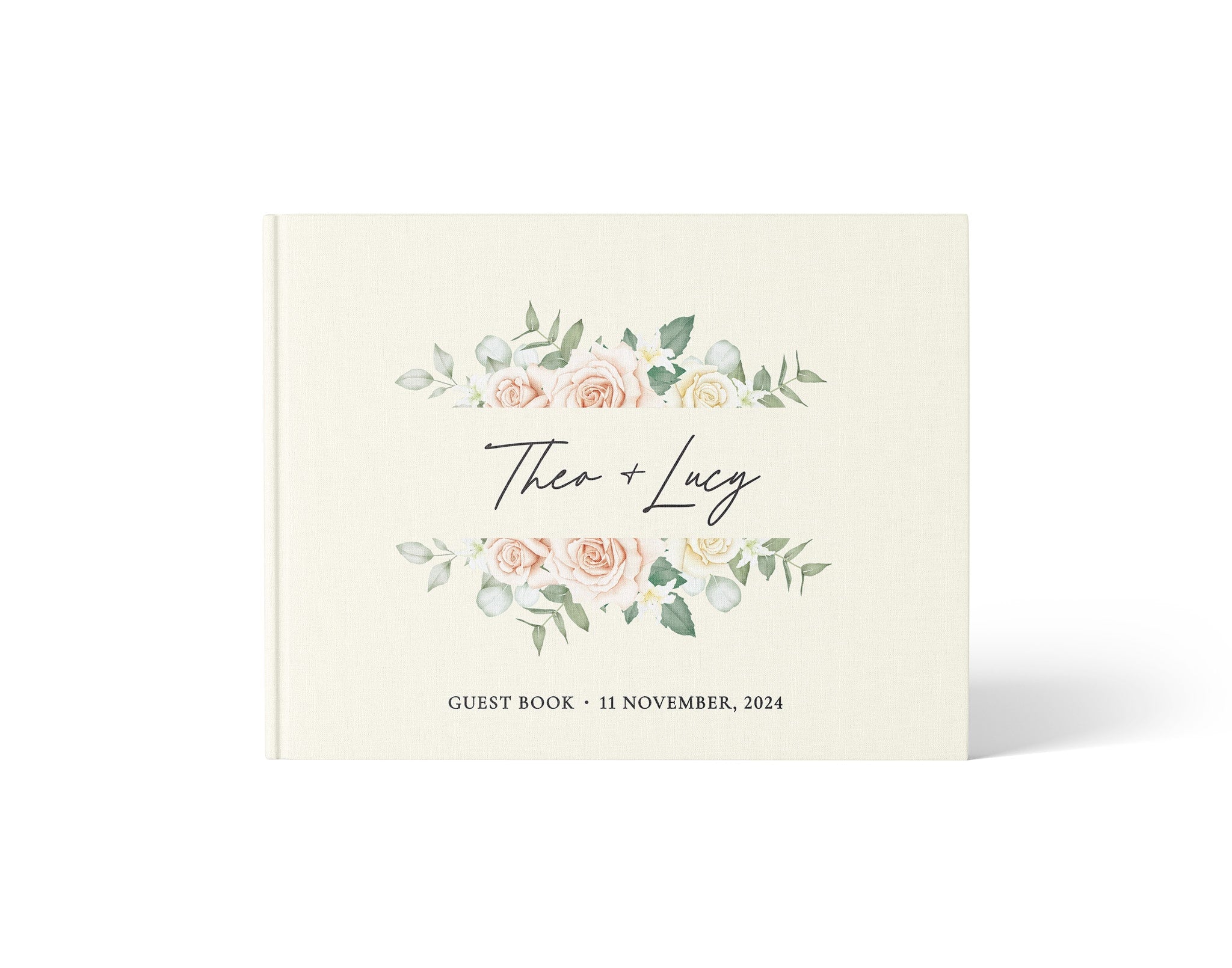 Muted Florals | Wedding Guest Book