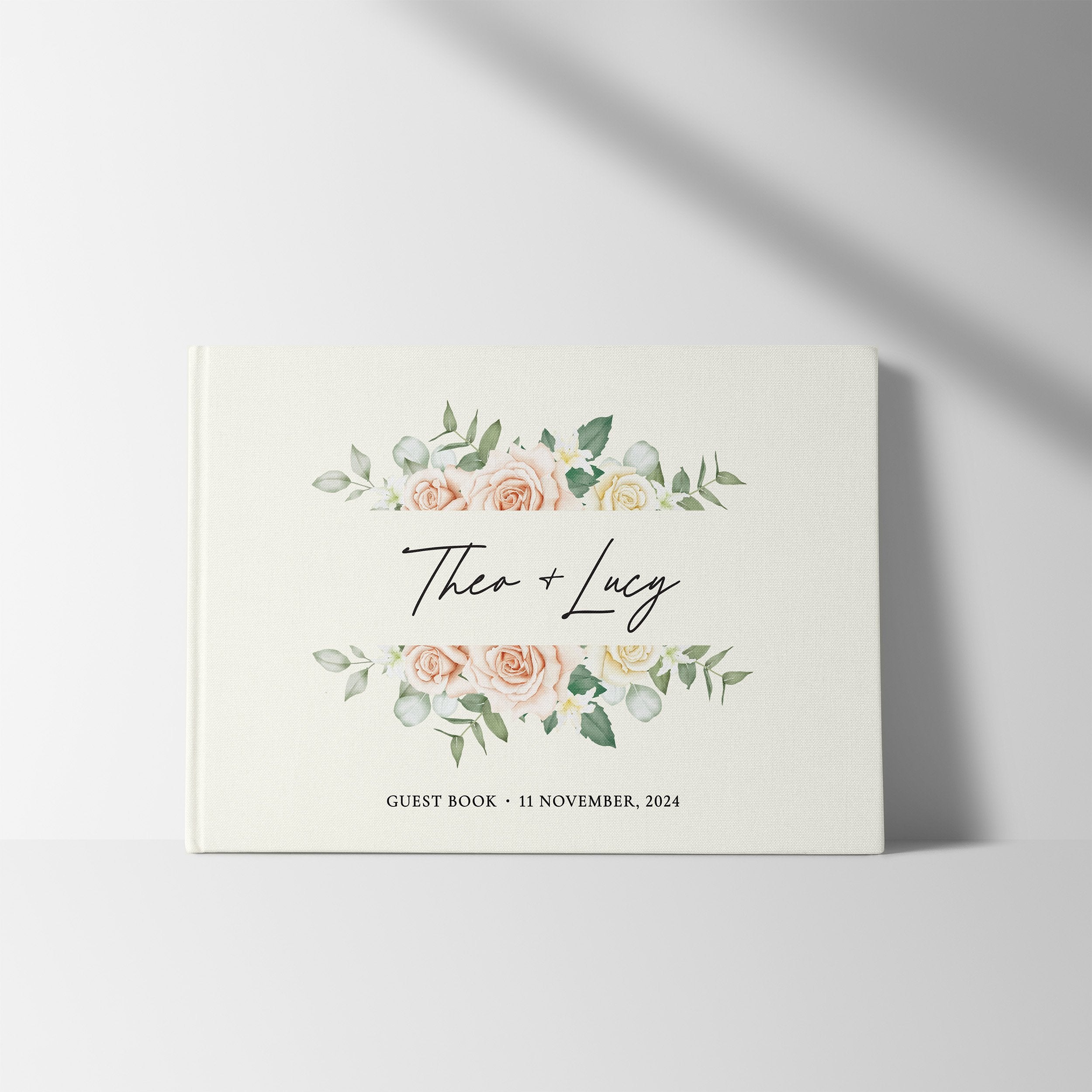 Muted Florals | Wedding Guest Book