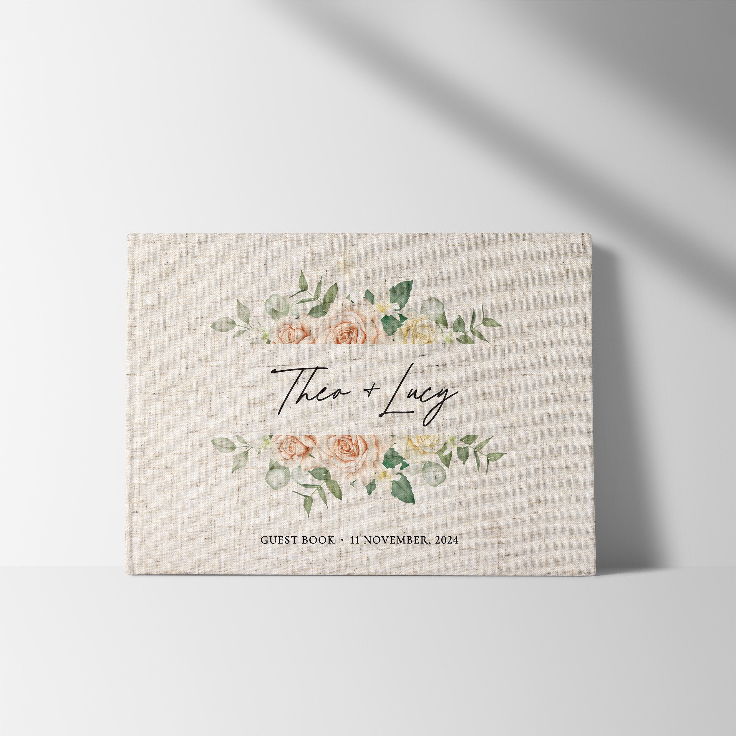 Muted Florals | Wedding Guest Book