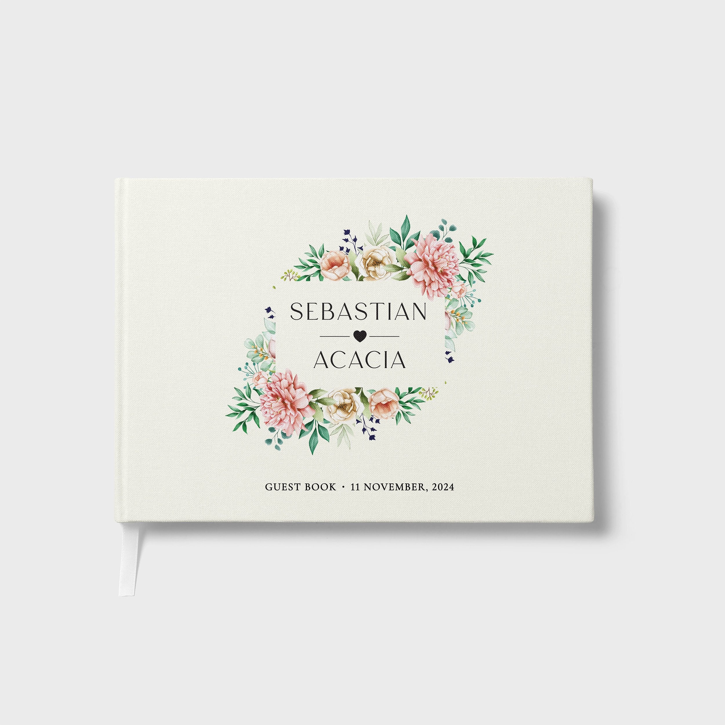 Spring Frame | Wedding Guest Book
