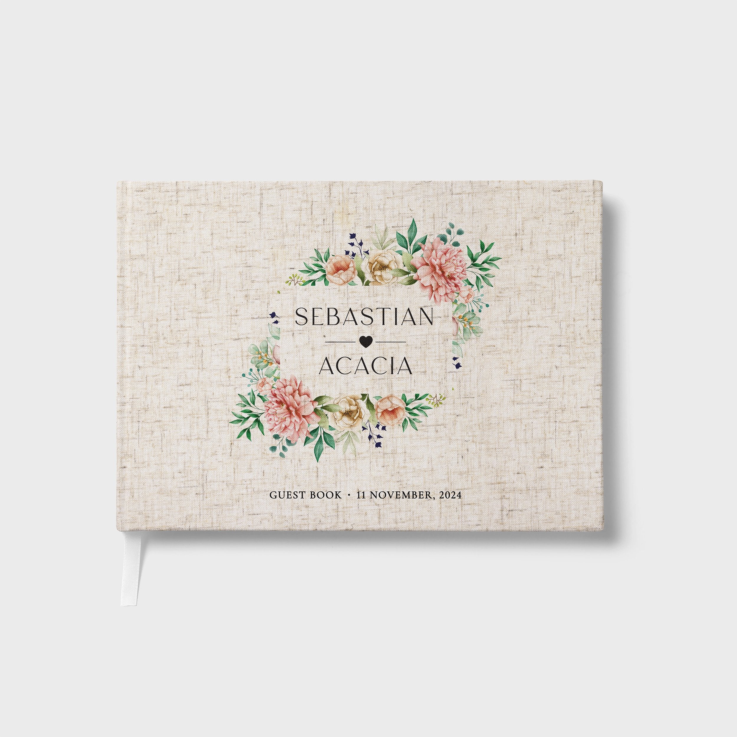 Spring Frame | Wedding Guest Book