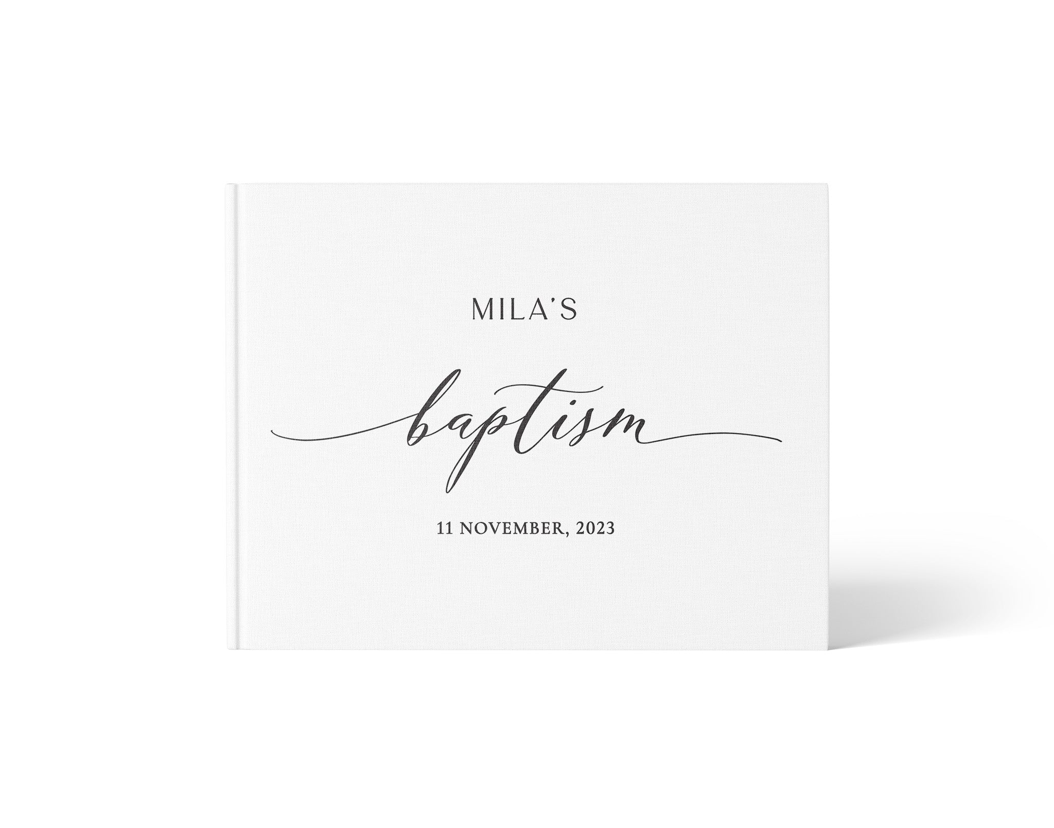 Signature Script | Baptism Guest Book