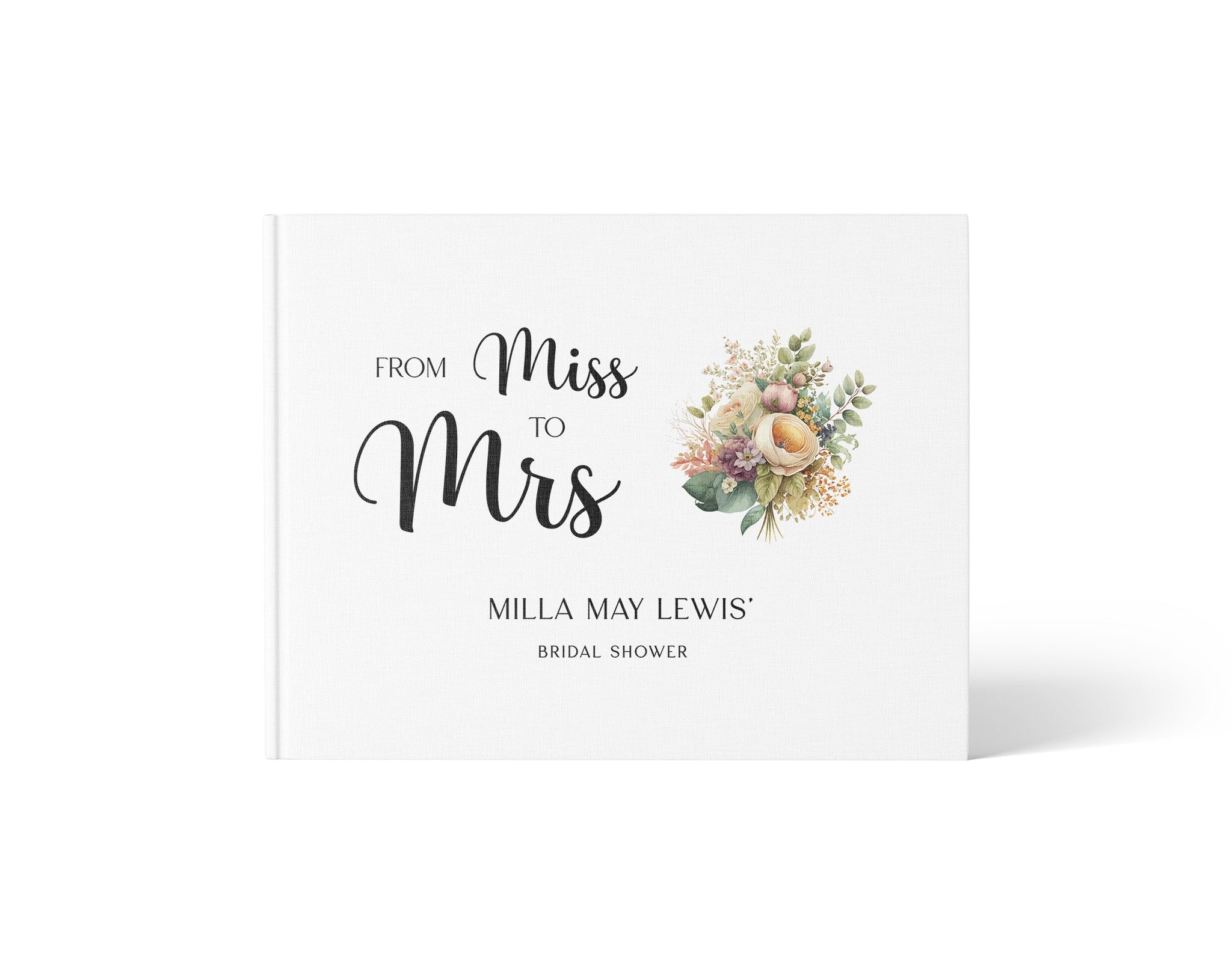 Miss to Mrs | Bridal Shower Guest Book