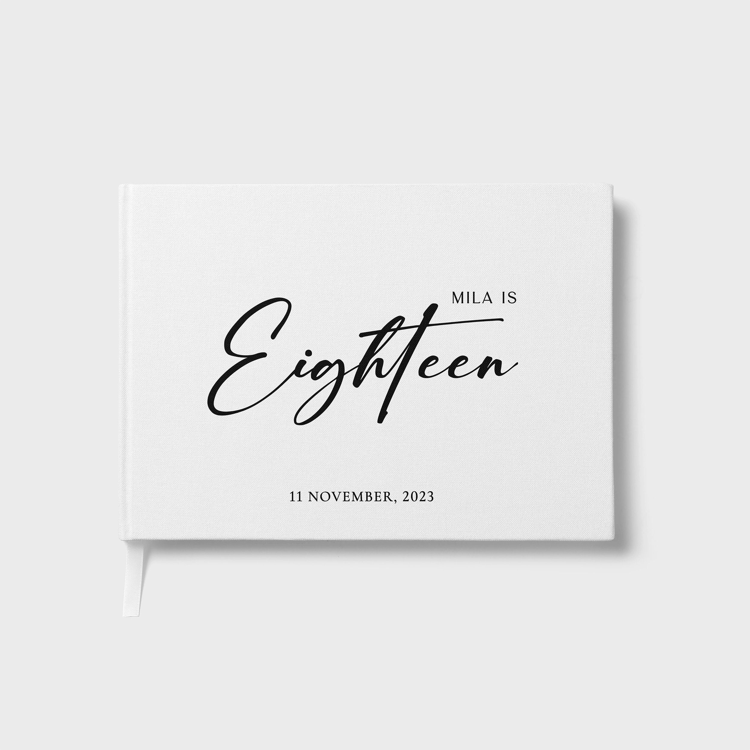 Classic Script | Birthday Guest Book