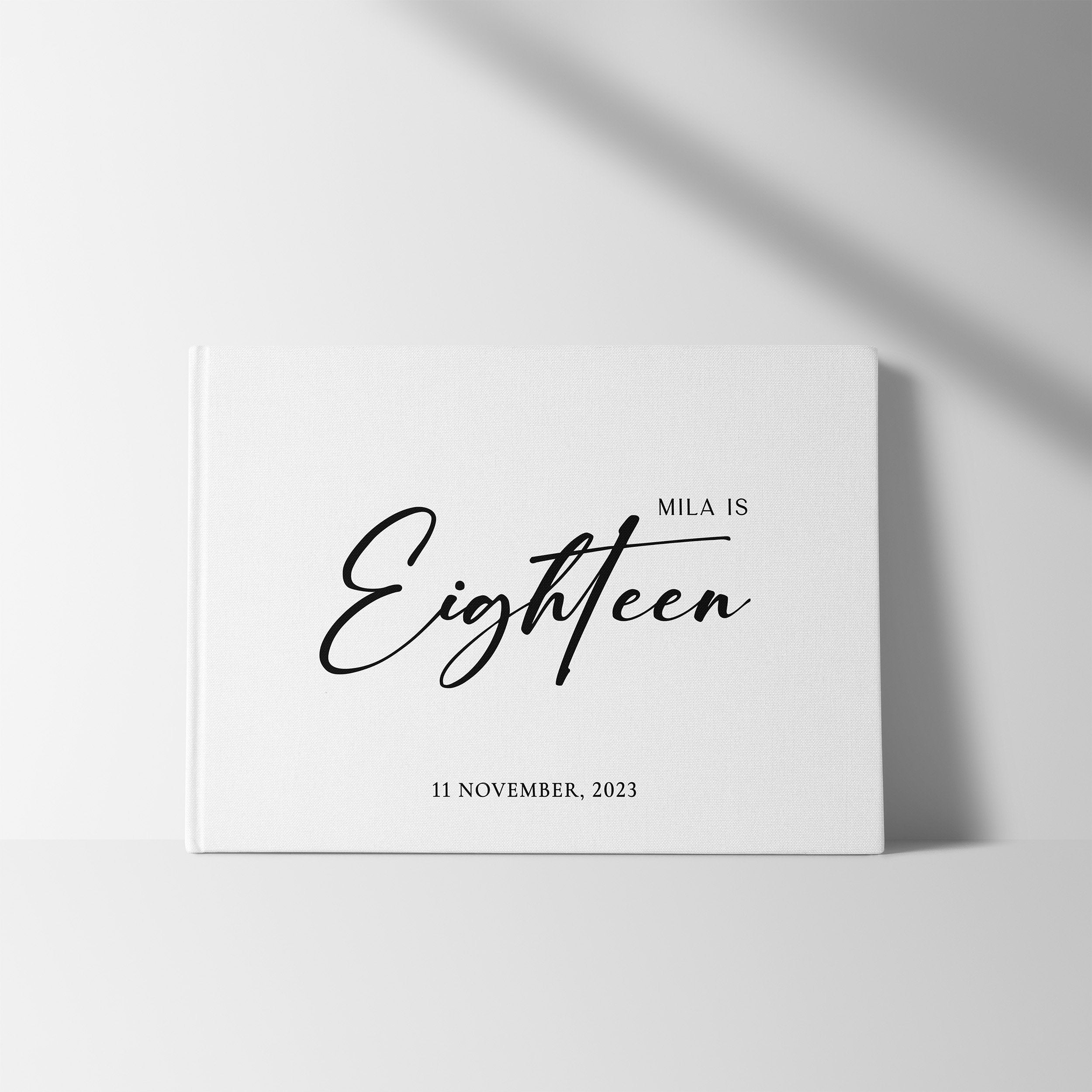 Classic Script | Birthday Guest Book