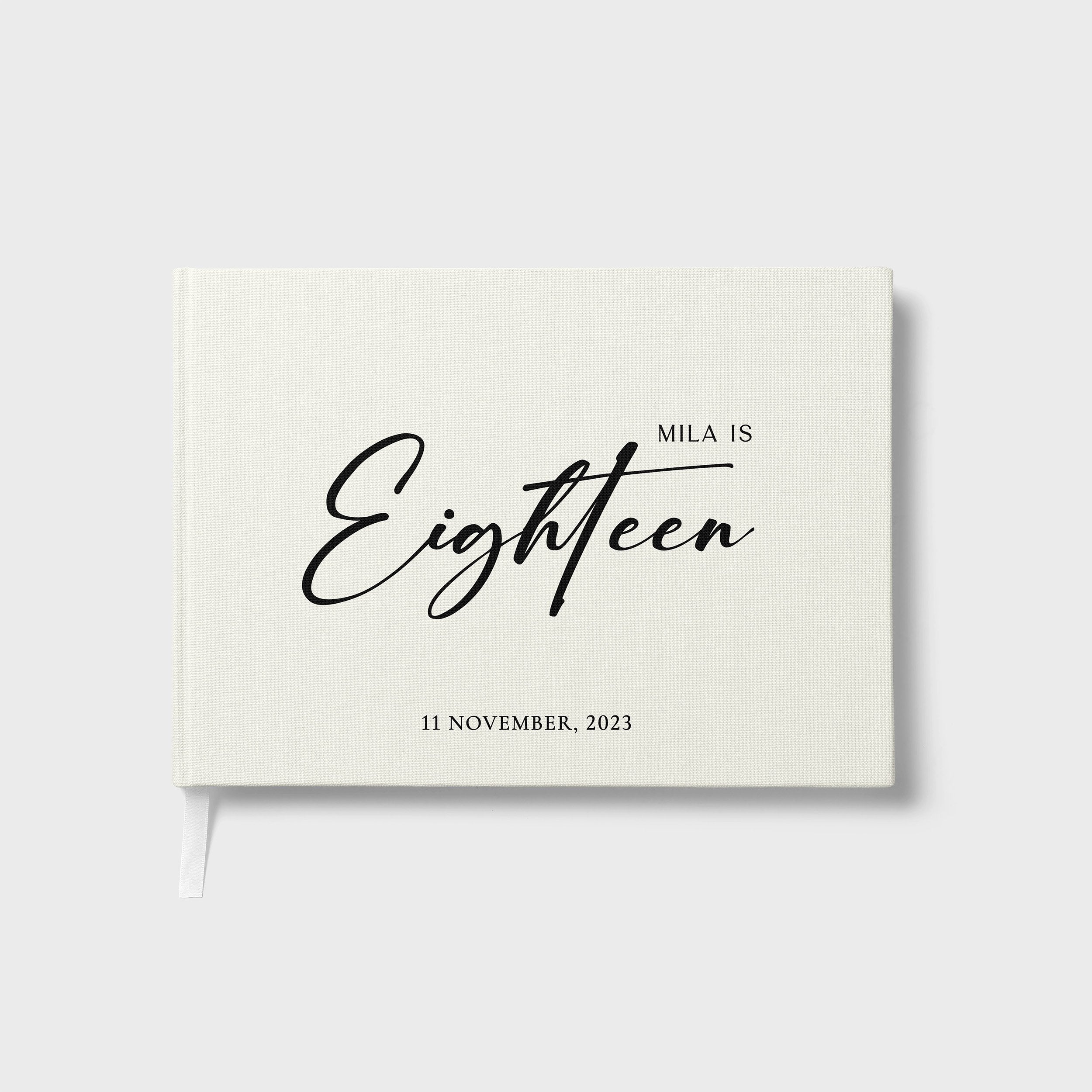 Classic Script | Birthday Guest Book