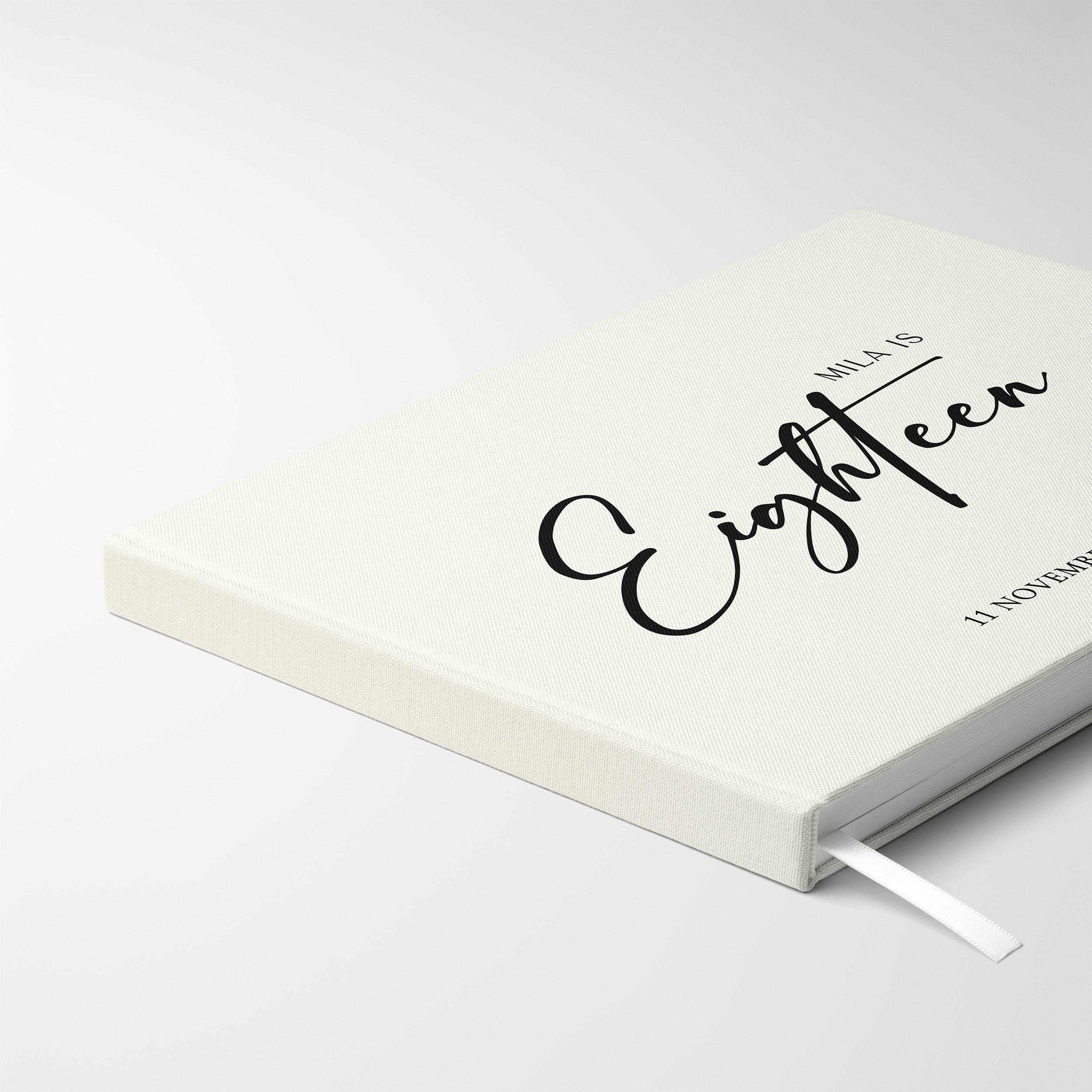 Classic Script | Birthday Guest Book